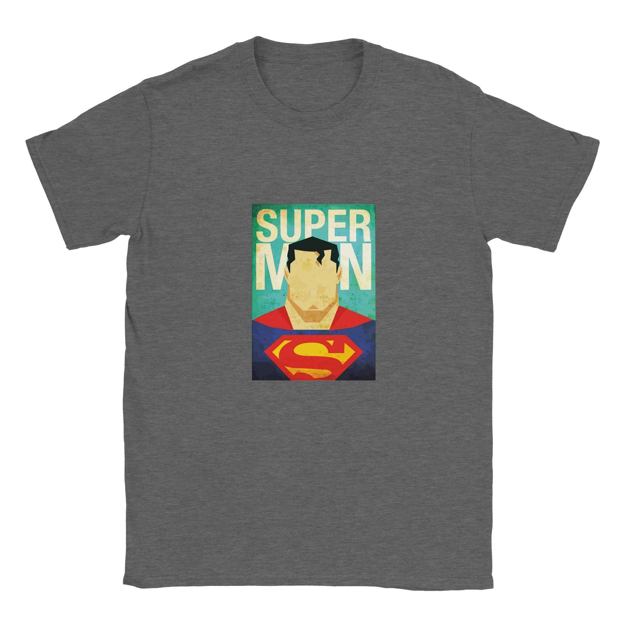 Retro Superman T-Shirt – Heroic Comic-Inspired Graphic Tee in Vibrant Hues