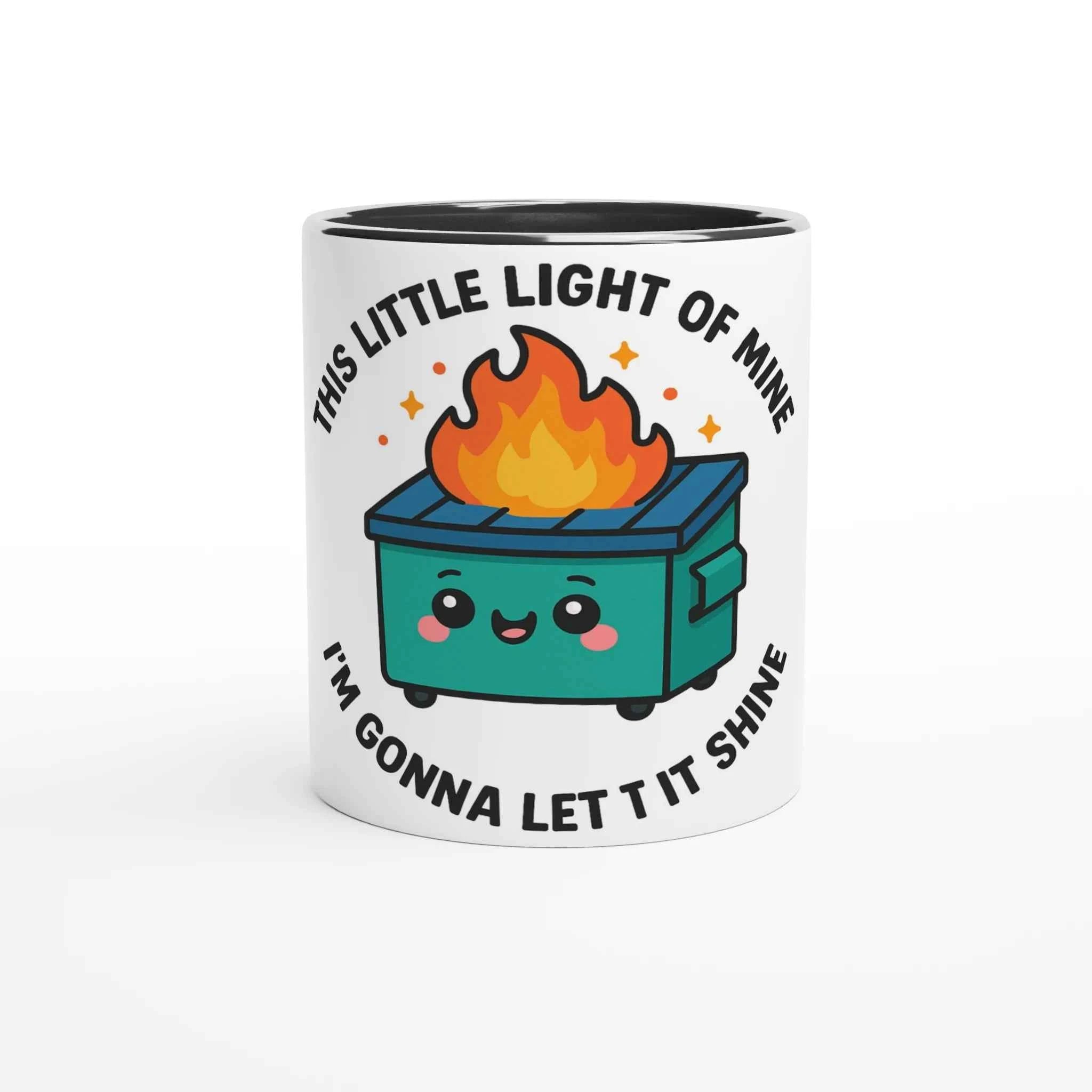 Dumpster Fire 11oz Mug with Color Inside