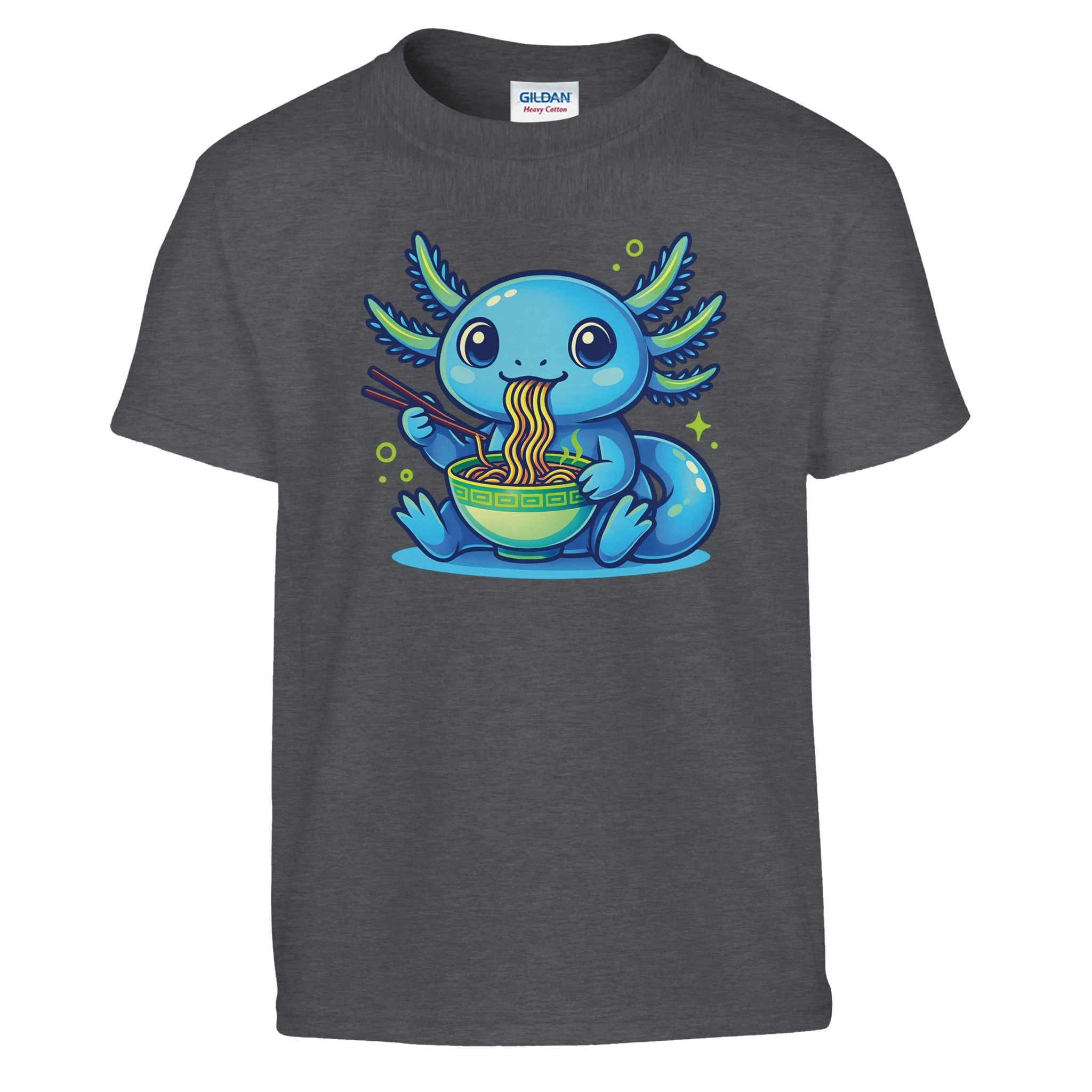 Kids Kawaii Axolotl Ramen T-Shirt