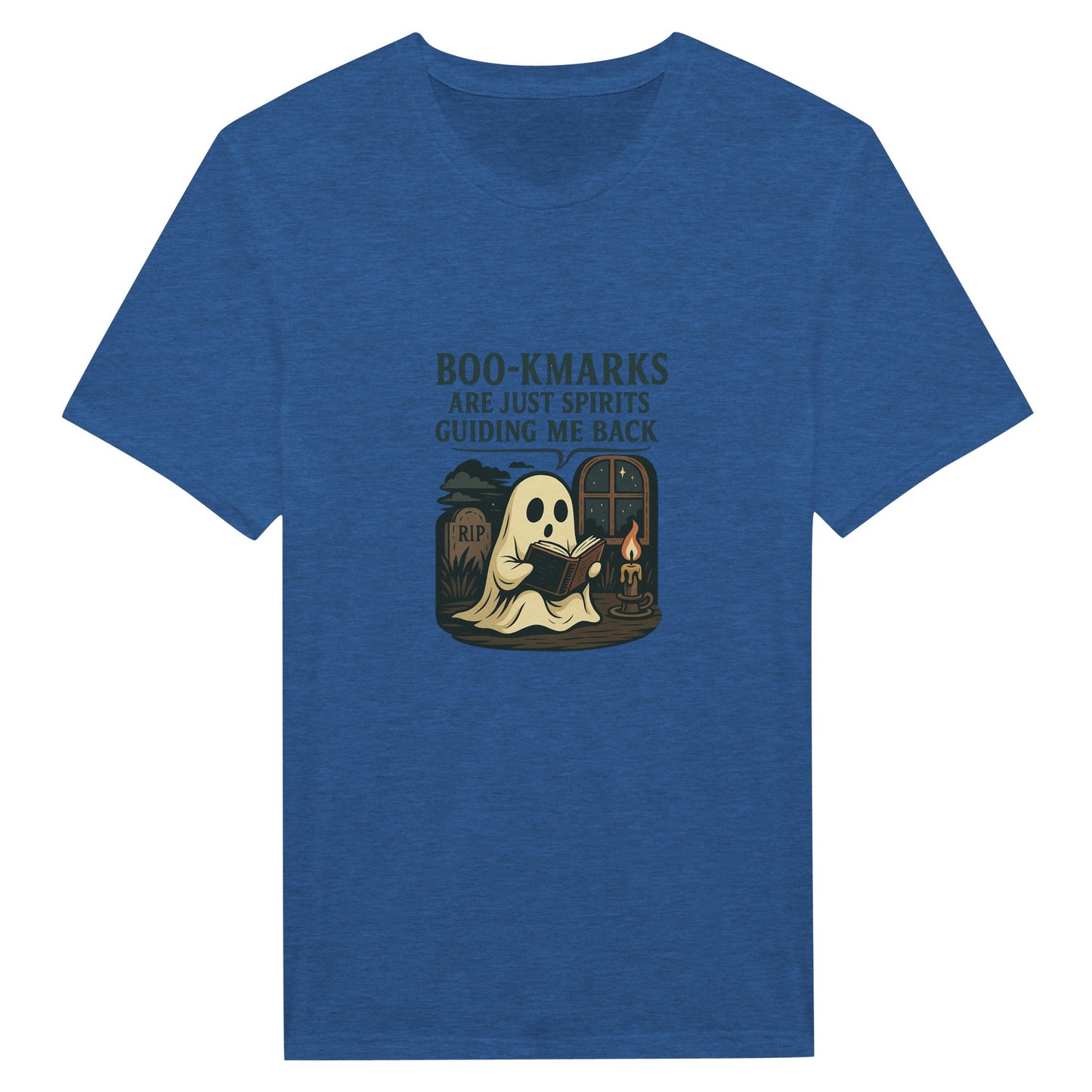 Boo-Kmarks T-Shirt – Spooky Book Lover Halloween Tee - F4 Custom Prints