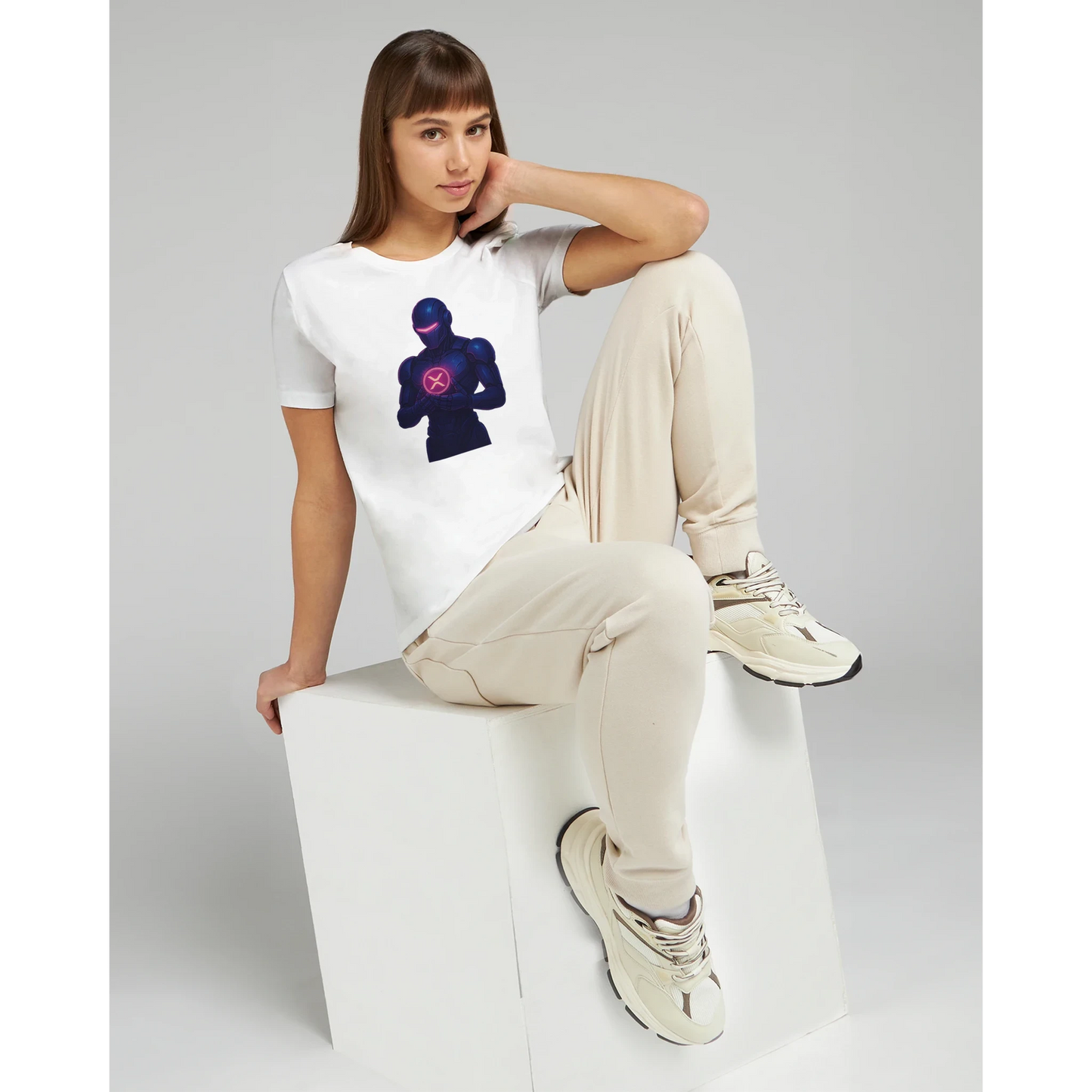 Women’s Crypto Robot XRP T-Shirt