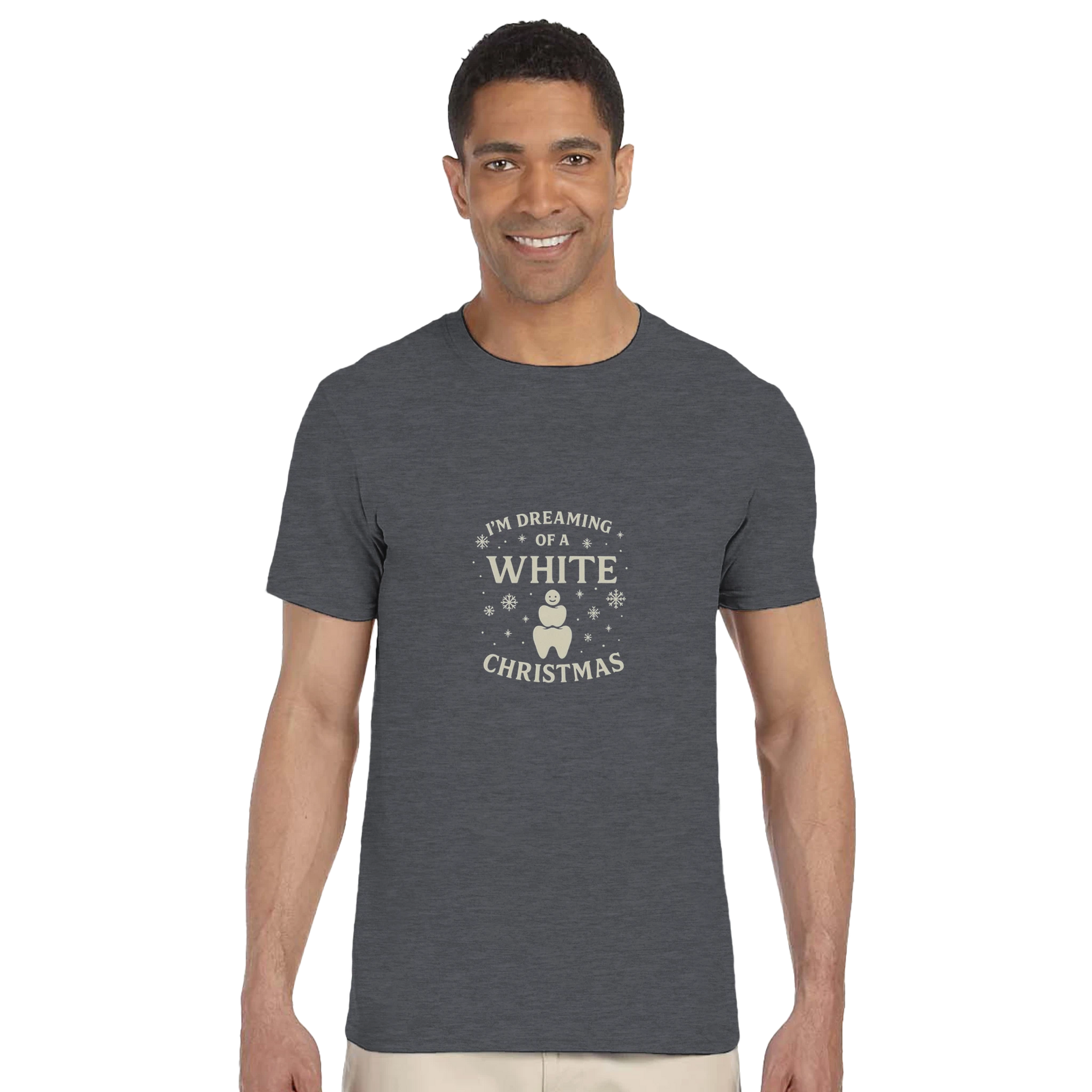 Dreaming of a White Christmas Tee – Dental Christmas Shirt - F4 Custom Prints