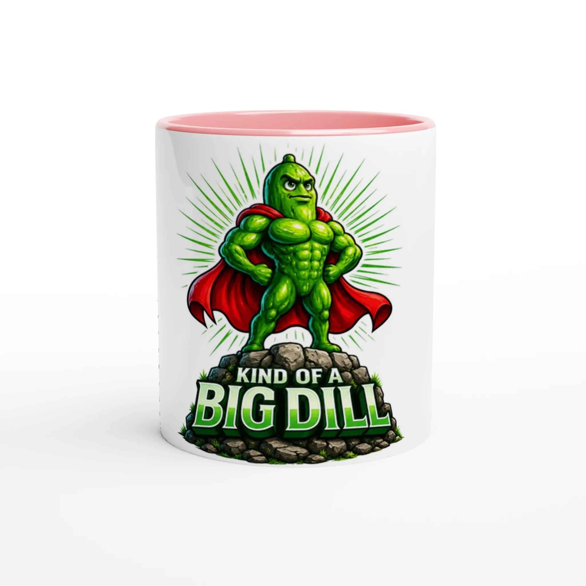 Kinda Of A Big Dill Pickle 11oz Coffee Mug with Color Inside