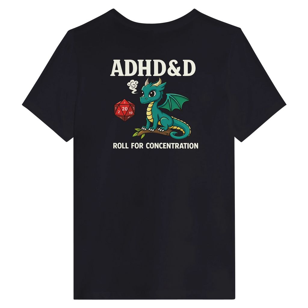 Women’s ADHD&D Roll for Concentration T-Shirt