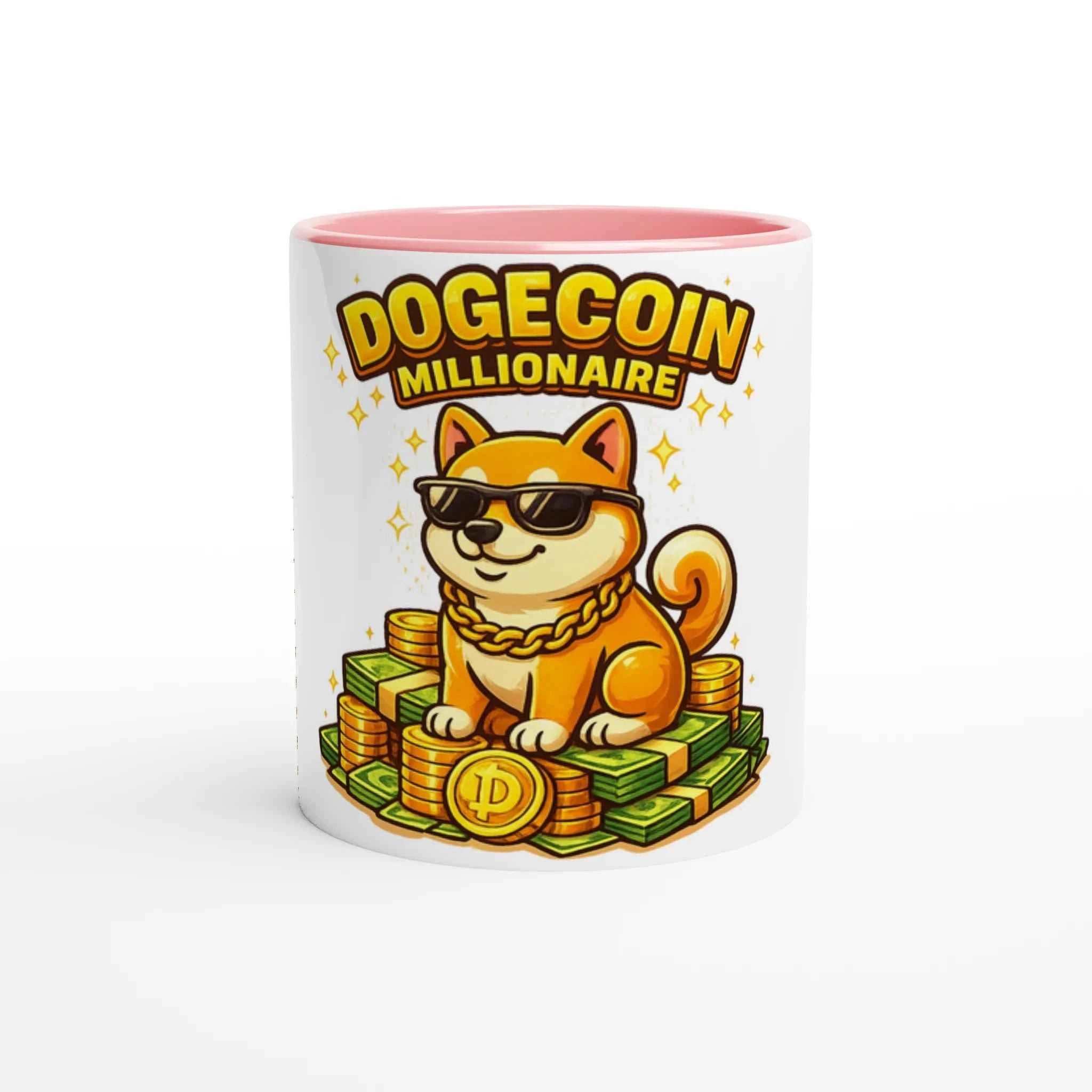 Dogecoin Millionaire 11oz Coffee Mug with Color Inside