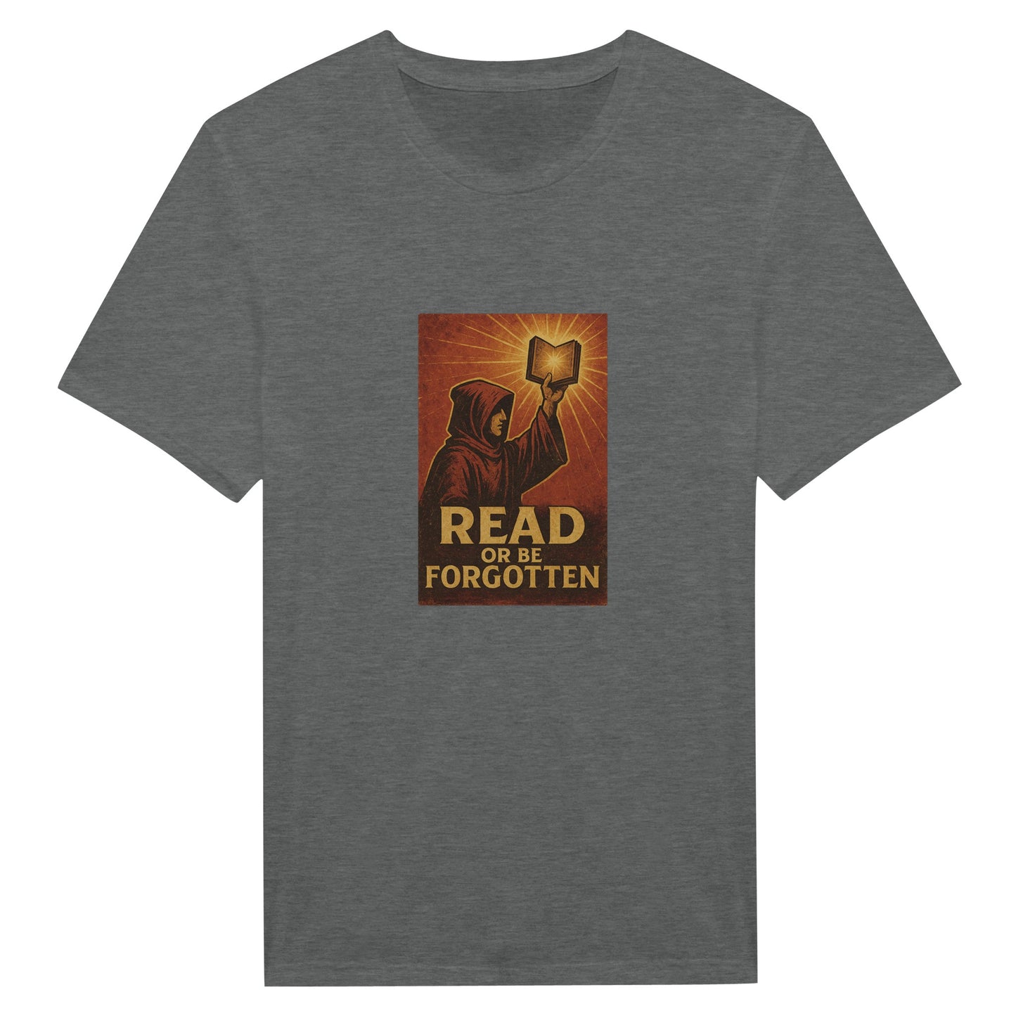 Read Or Be Forgotten T-Shirt – Vintage Book Lover Tee for Readers & Writers - F4 Custom Prints