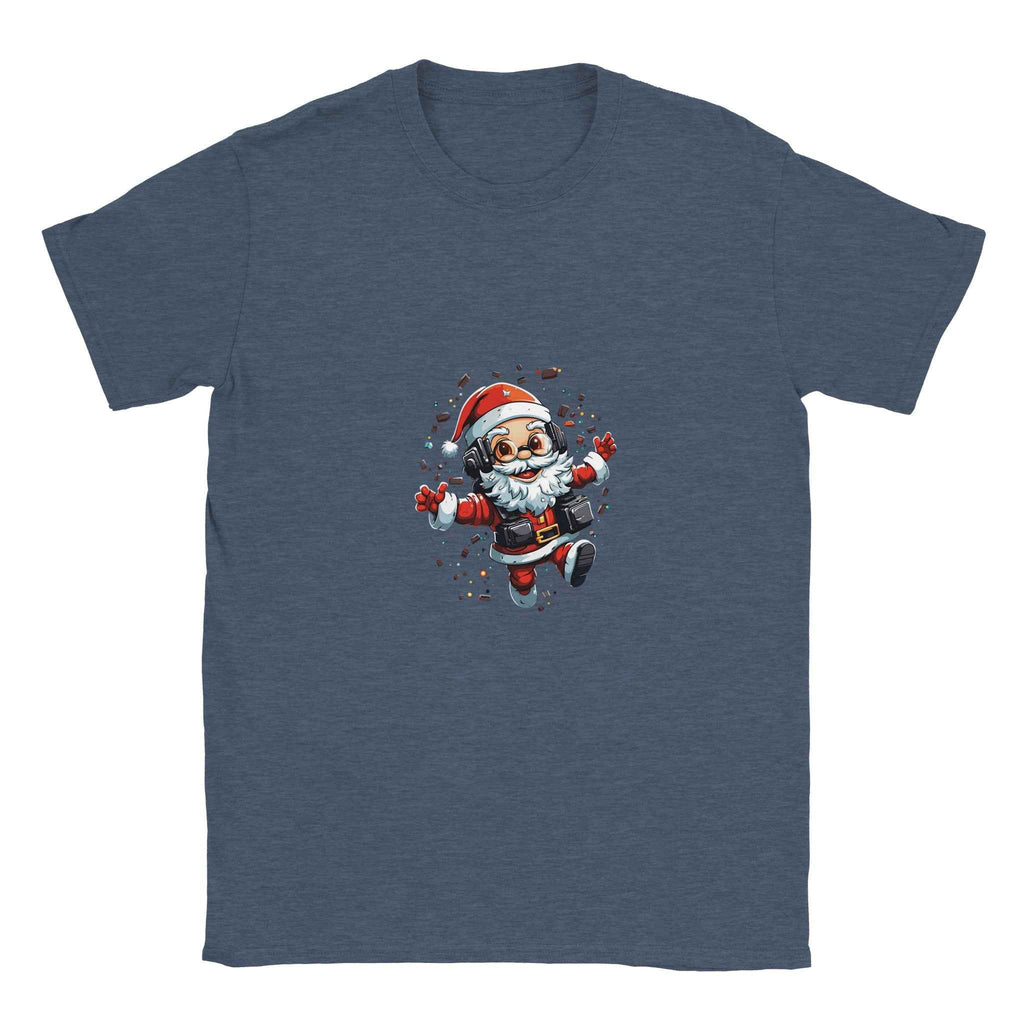 Gamer Santa Christmas T-Shirt – Festive Holiday Graphic Tee for Gamers & Tech Lovers