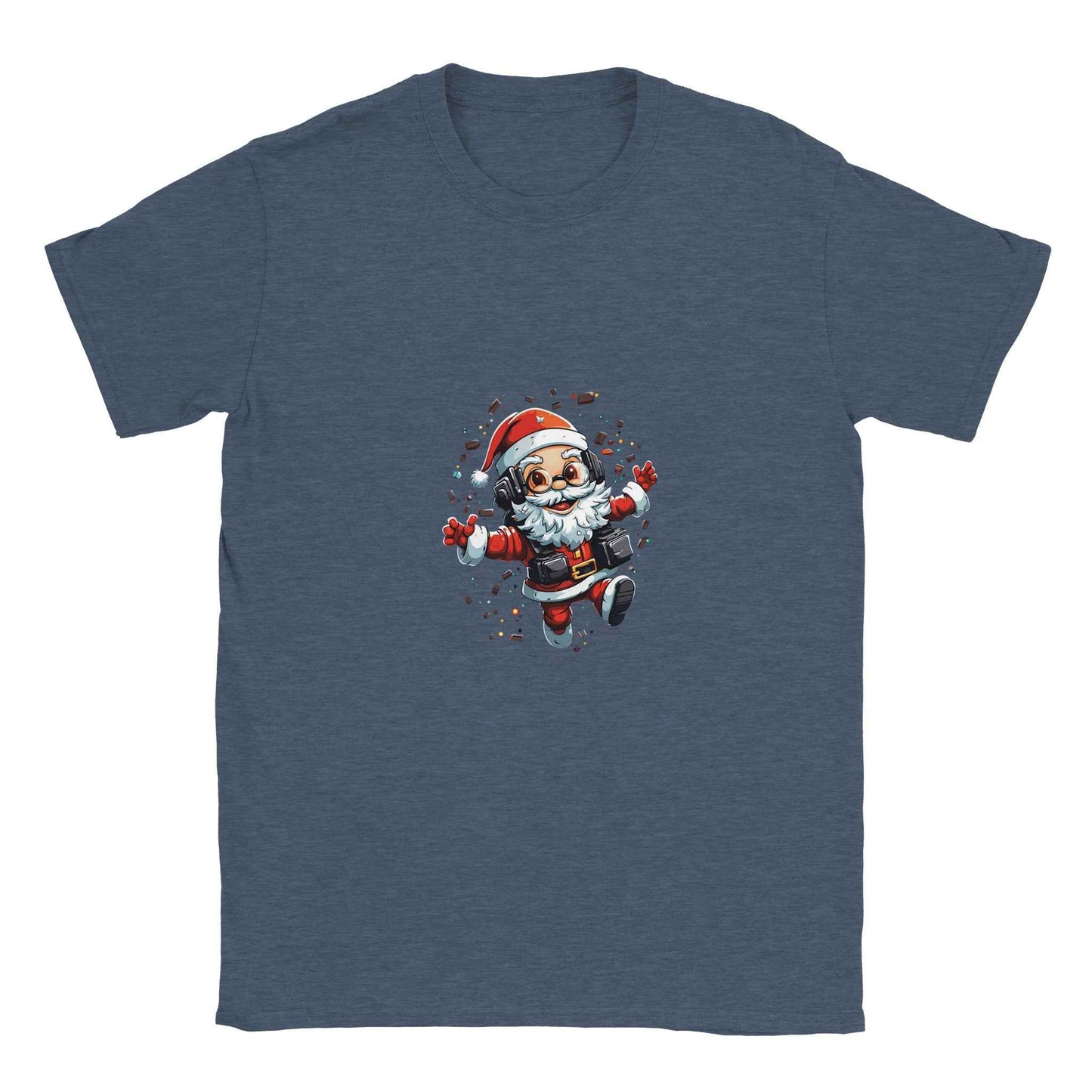 Gamer Santa Christmas T-Shirt – Festive Holiday Graphic Tee for Gamers & Tech Lovers
