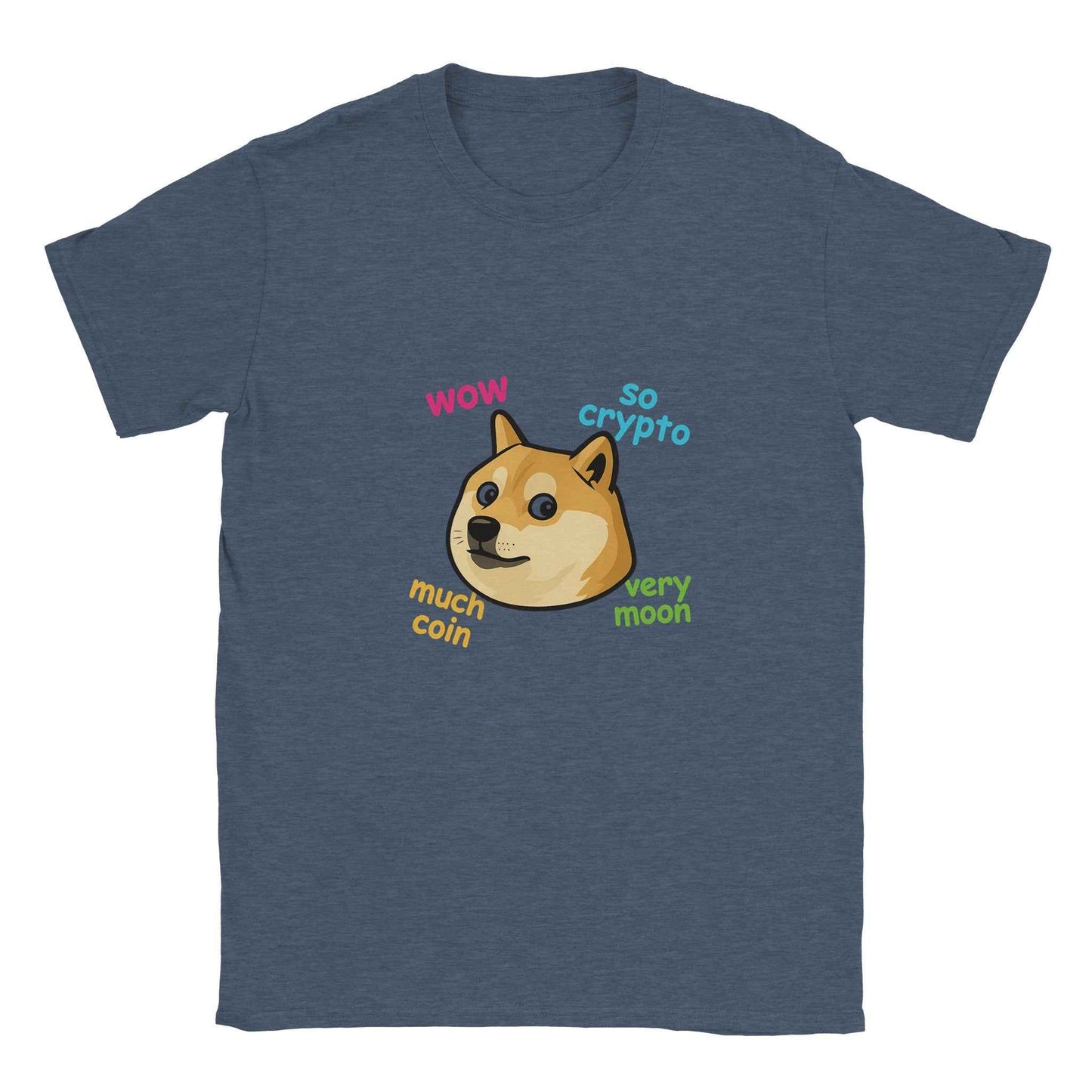 Doge Meme T-Shirt – So Crypto, Much Style, Very Moon! Choose Your Color & Size.