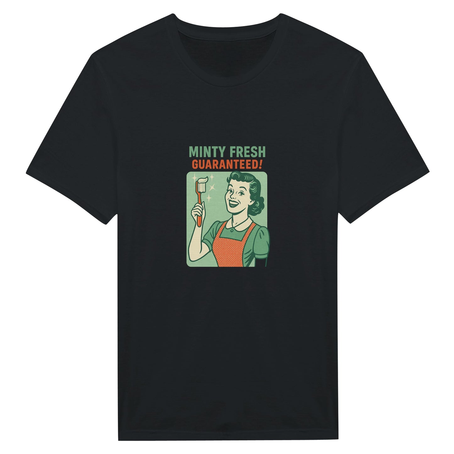 Minty Fresh Retro T-Shirt – Vintage Dental Humor Tee - F4 Custom Prints