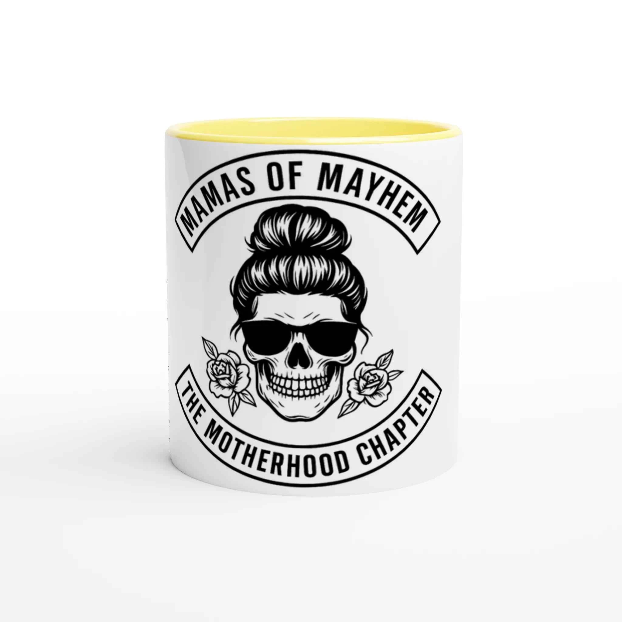 Mamas of Mayhem MC 11oz Coffee Mug with Color Inside