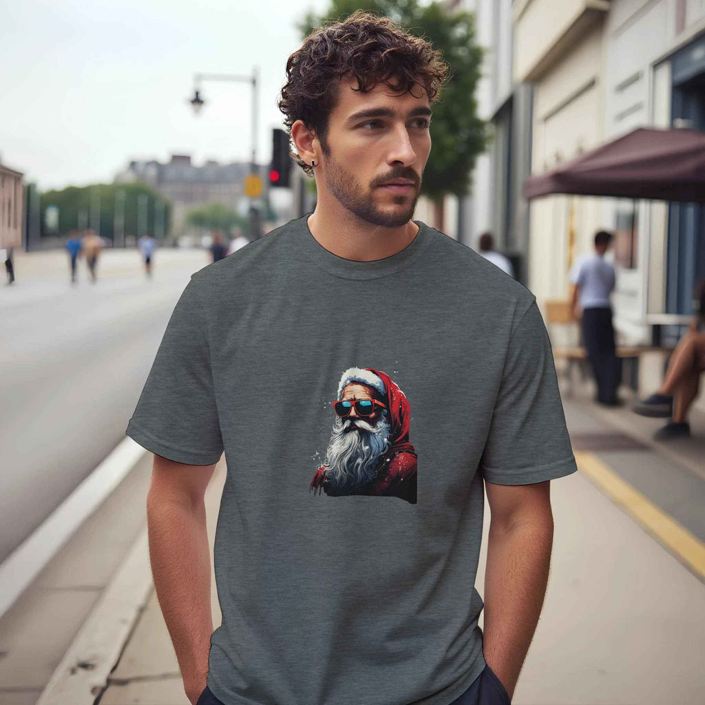 Cool Santa Shades Christmas Tee – Festive Holiday Graphic Tee for Men & Women