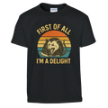 Kids First of All I’m a Delight Possum T-Shirt