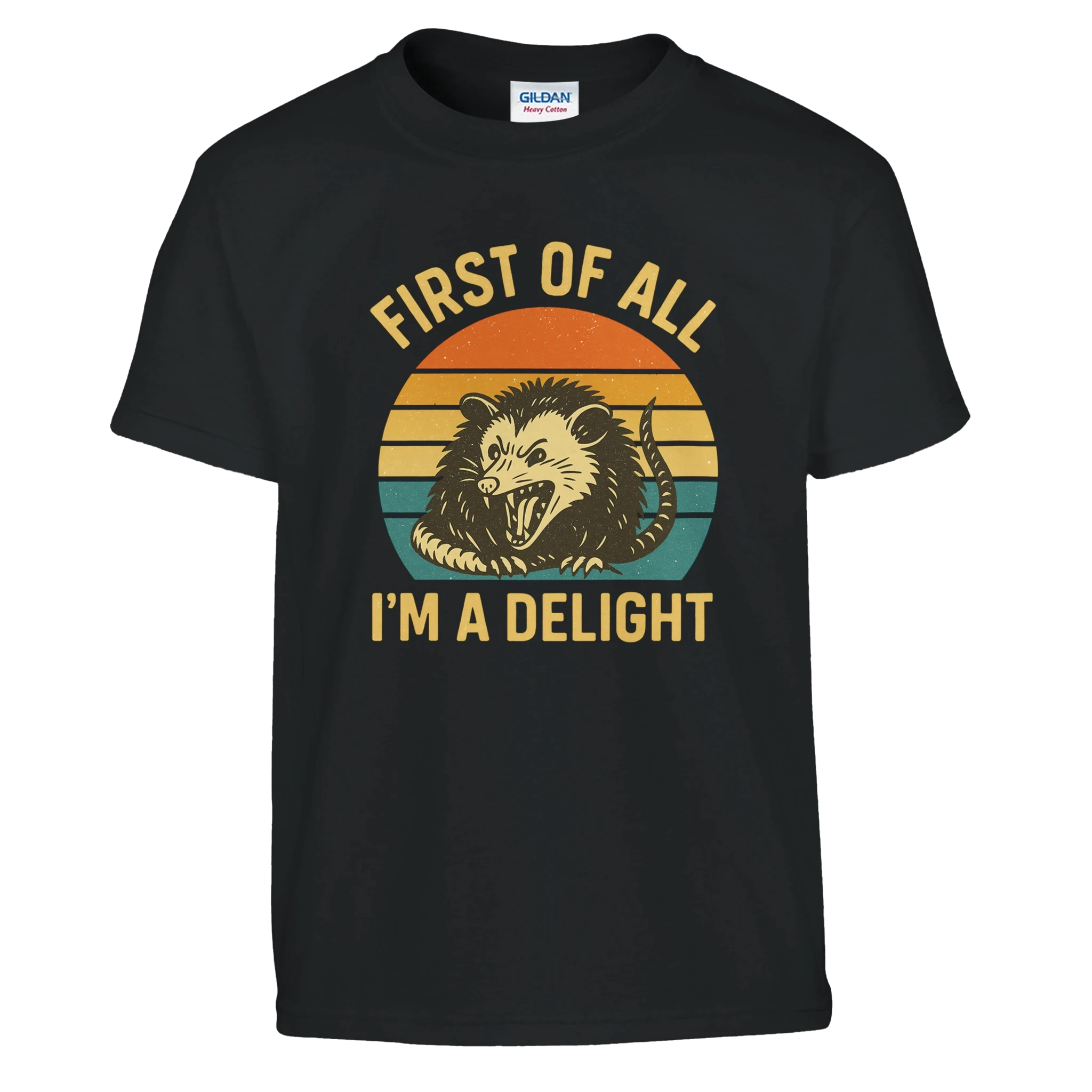 Kids First of All I’m a Delight Possum T-Shirt