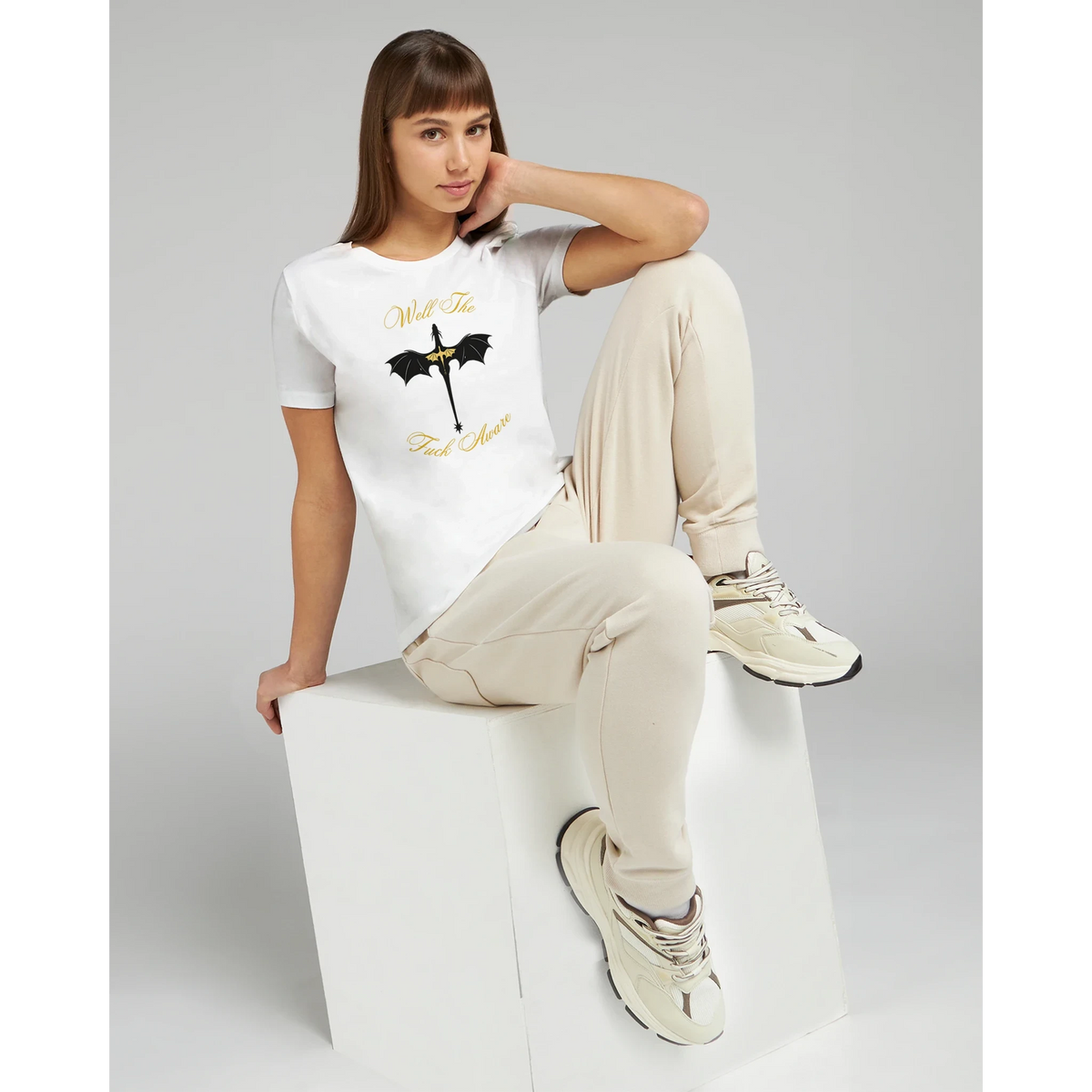Women’s Fourth Wing Dragon “Well The Fuck Aware” T-Shirt