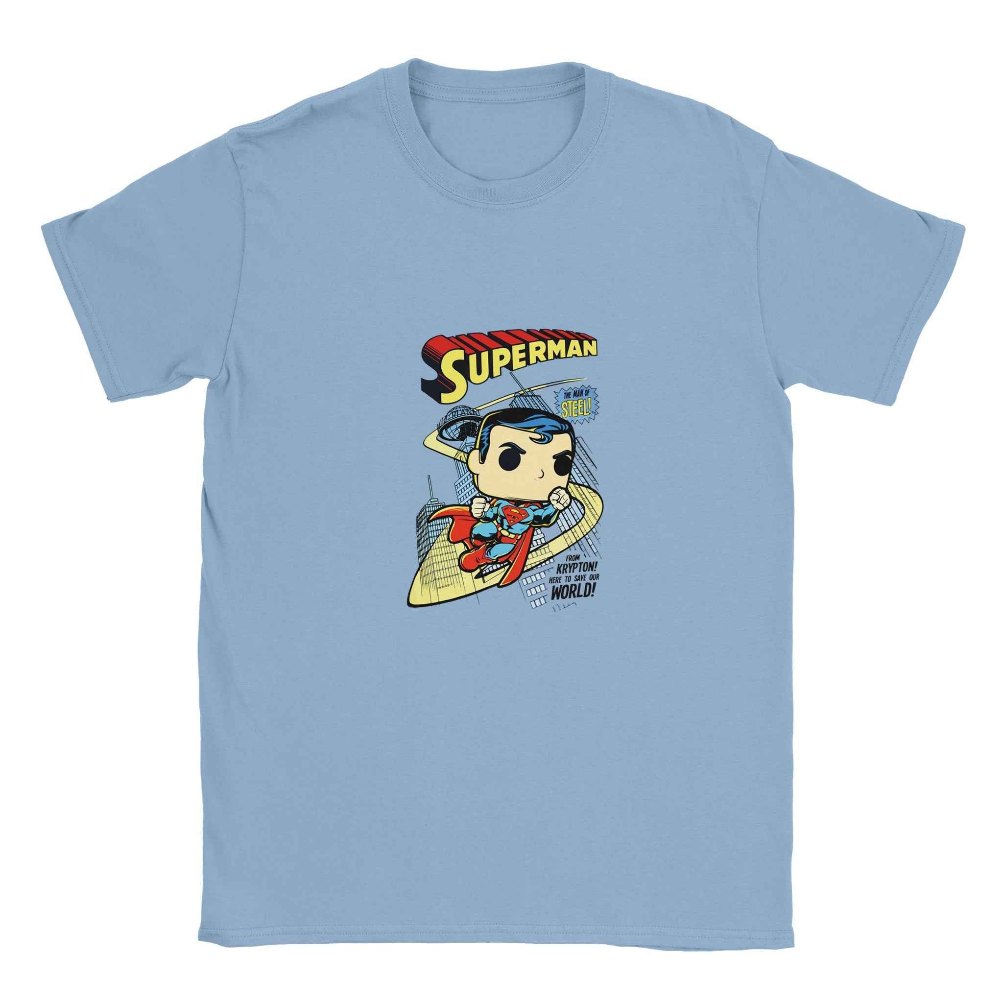 Funko Pop! Superman T-Shirt – Heroic Comic-Inspired Graphic Tee in Multiple Colors