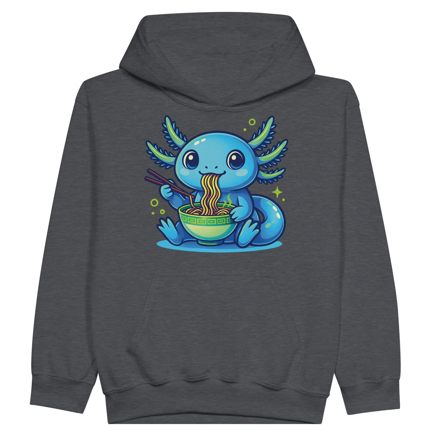Kids Kawaii Axolotl Ramen Hoodie