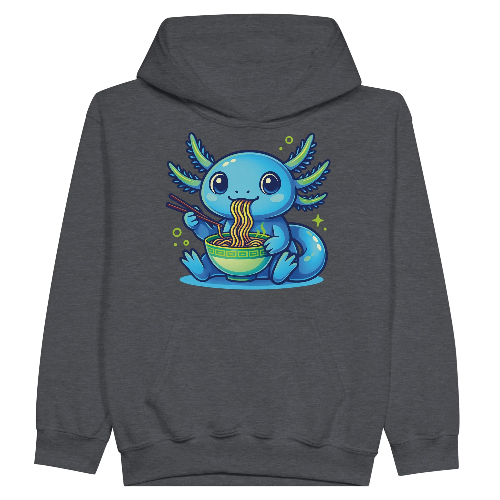 Kids Kawaii Axolotl Ramen Hoodie