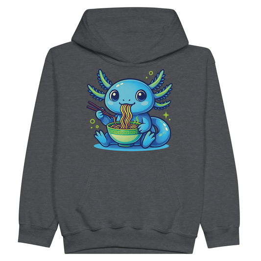 Kids Kawaii Axolotl Ramen Hoodie