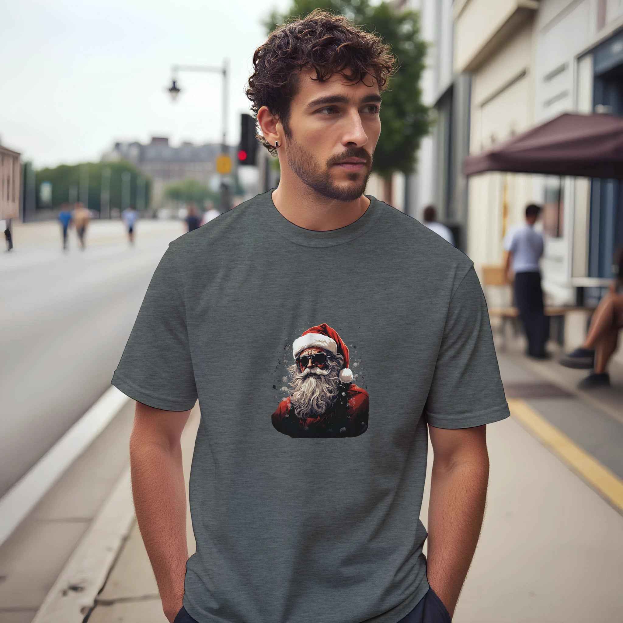 Cool Santa Shades Christmas Shirt – Festive Holiday Graphic Tee for Modern Style