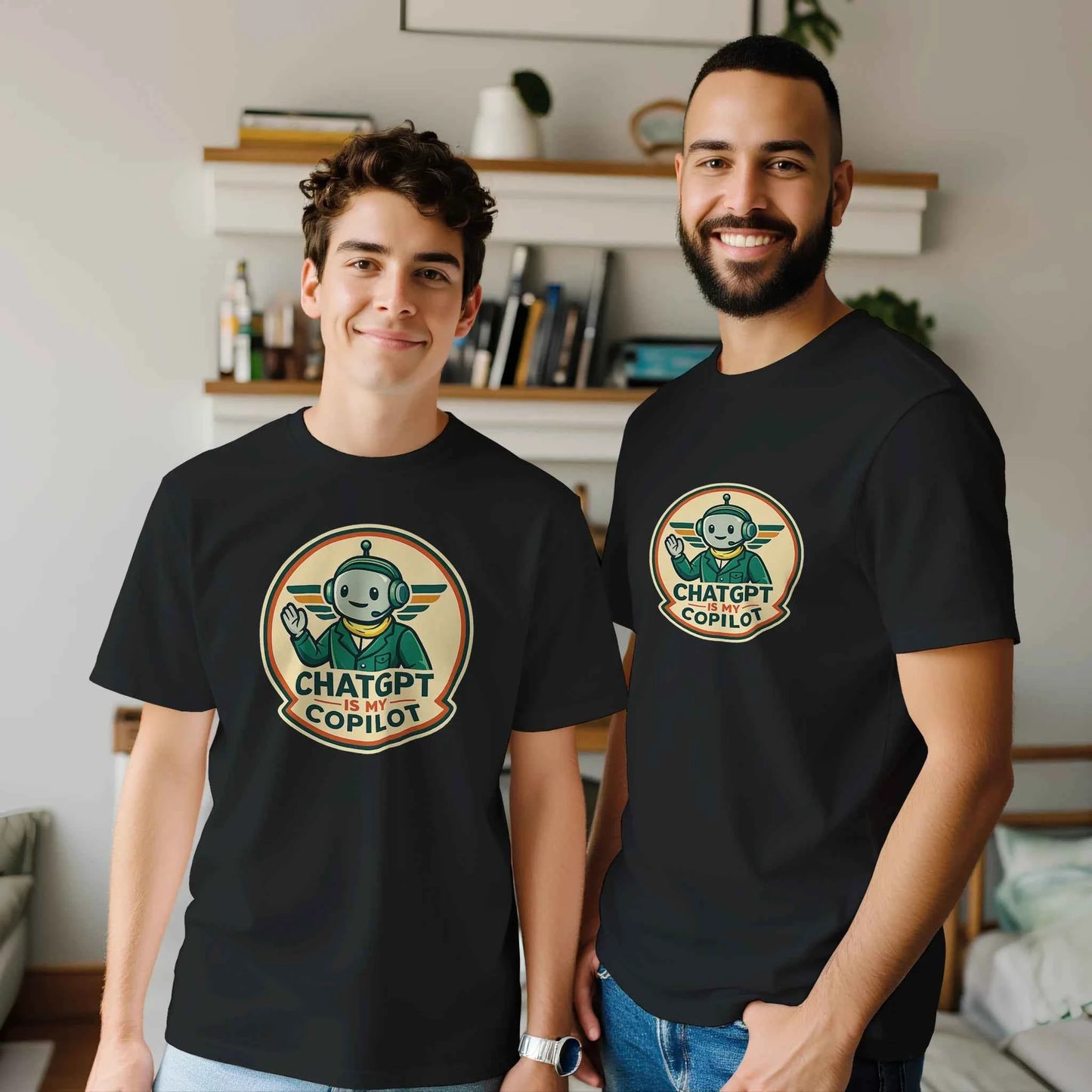 AI Co-Pilot Retro Tech T-Shirt