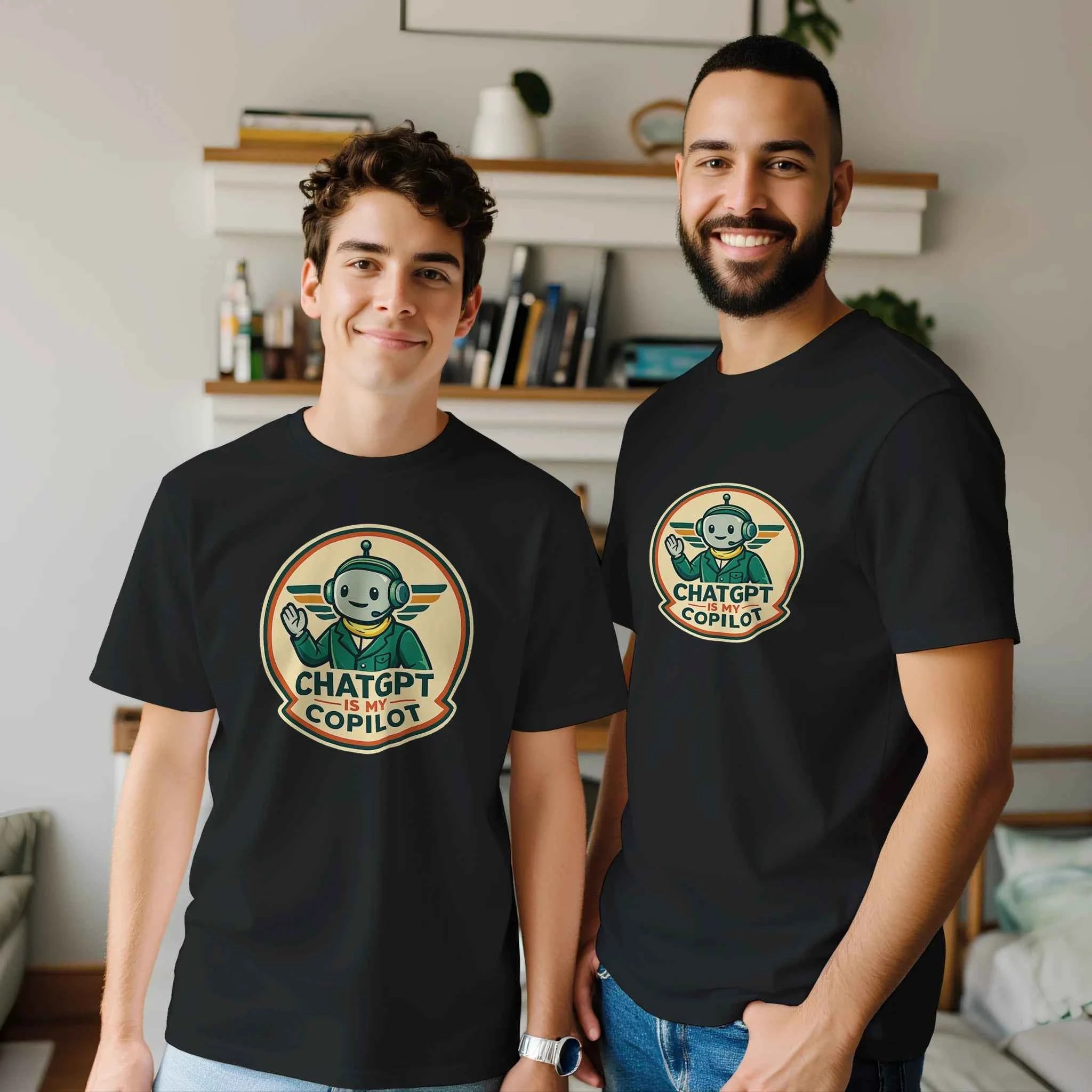 AI Co-Pilot Retro Tech T-Shirt