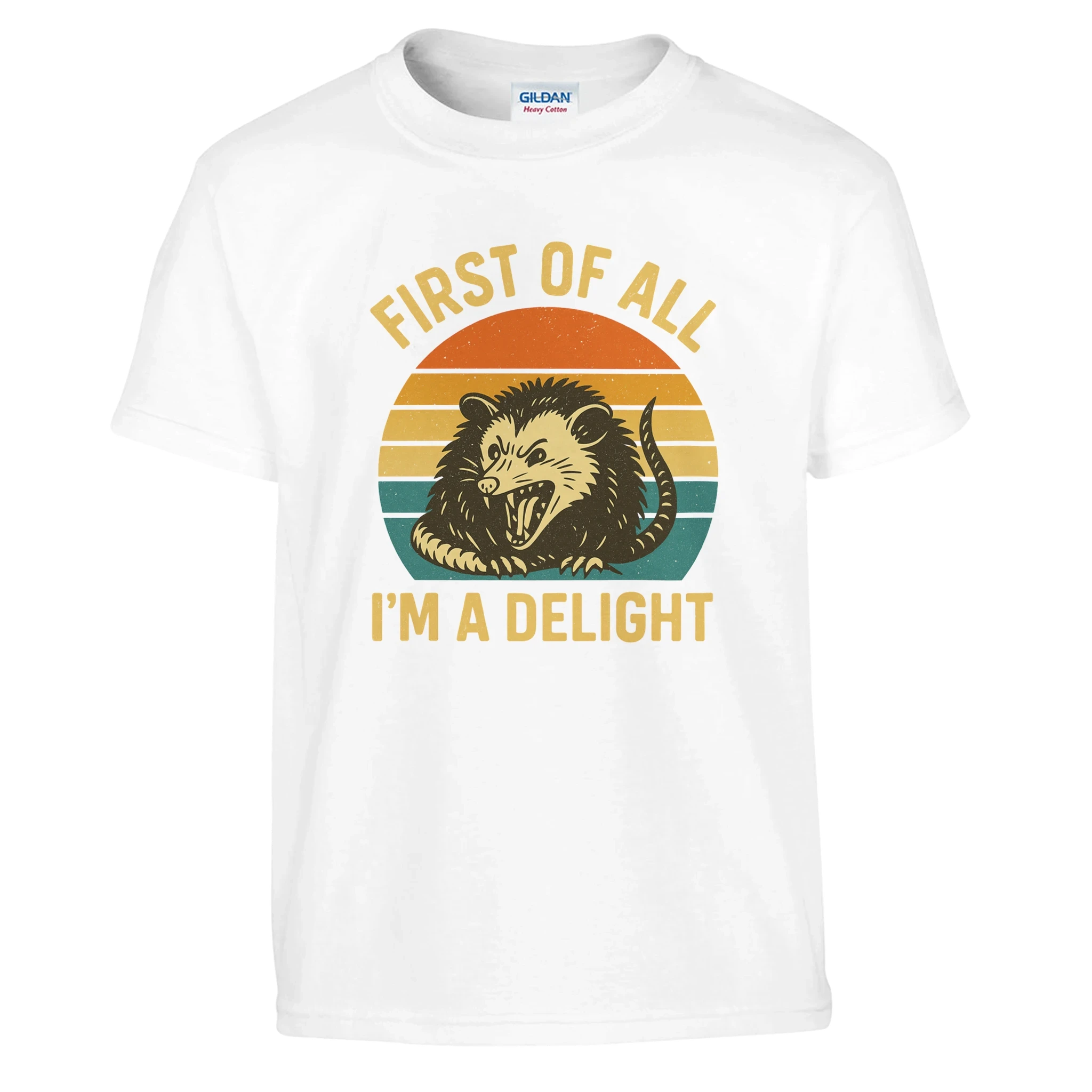 Kids First of All I’m a Delight Possum T-Shirt