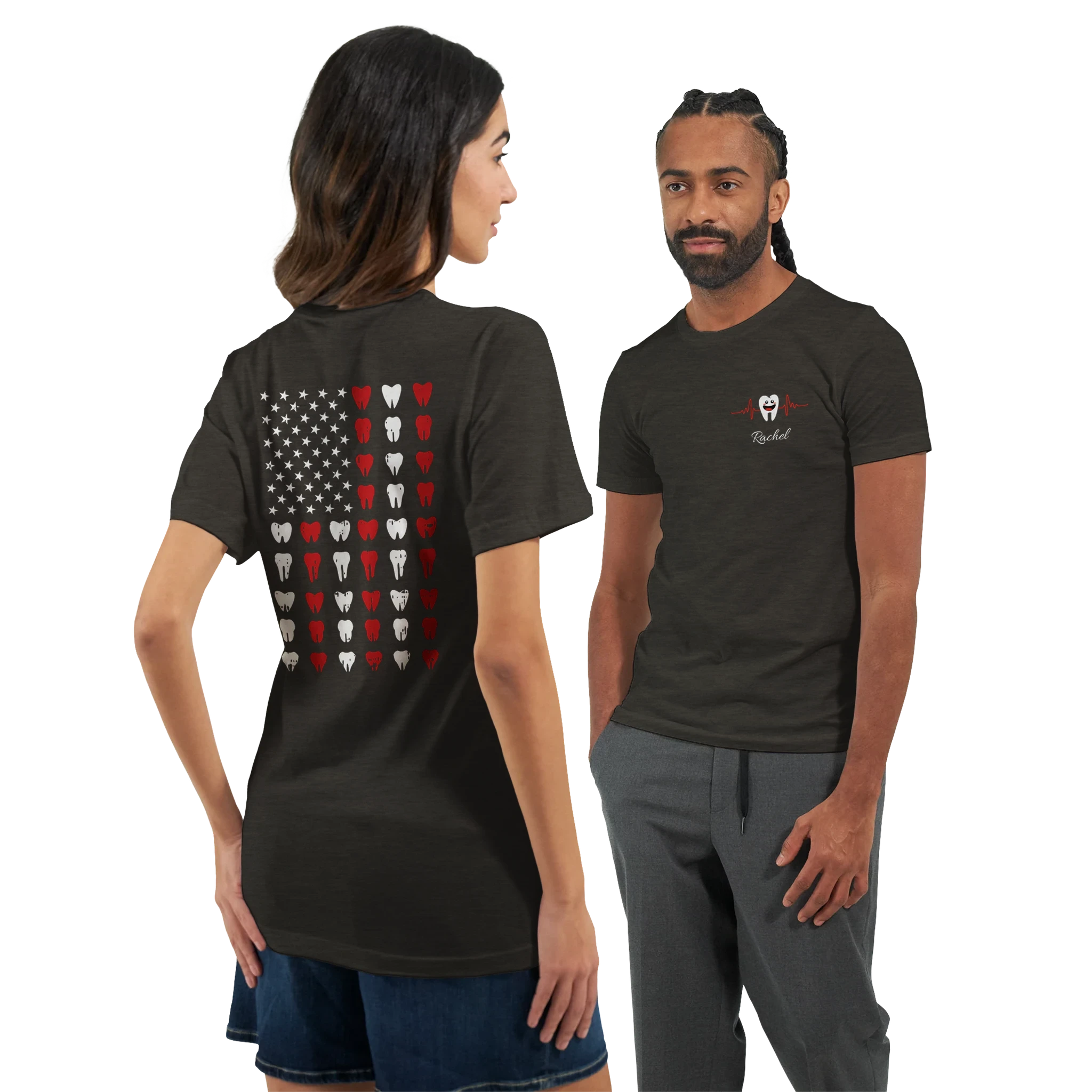 Dental Tooth Flag Personalized T-Shirt