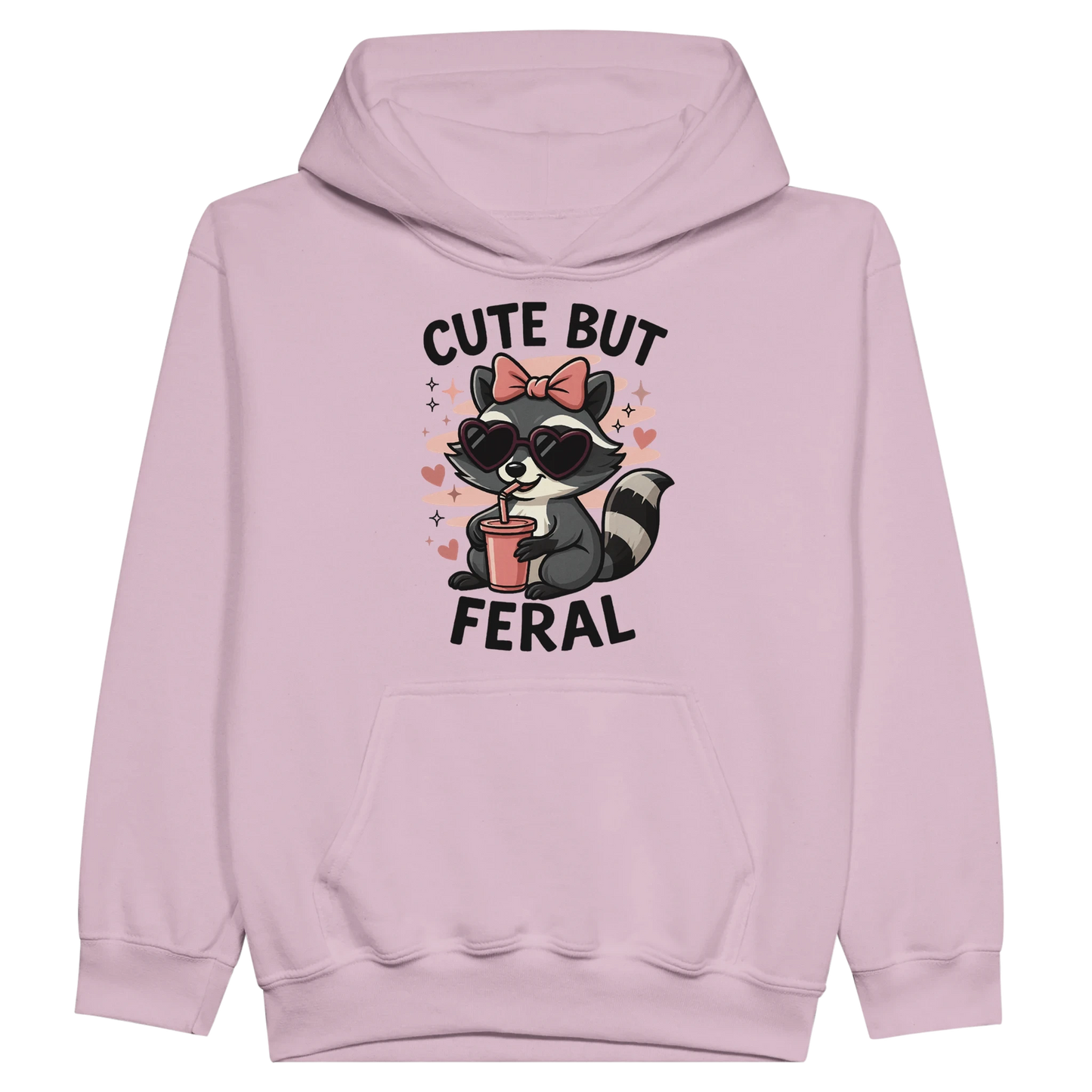 Kids Cute But Feral Hoodie