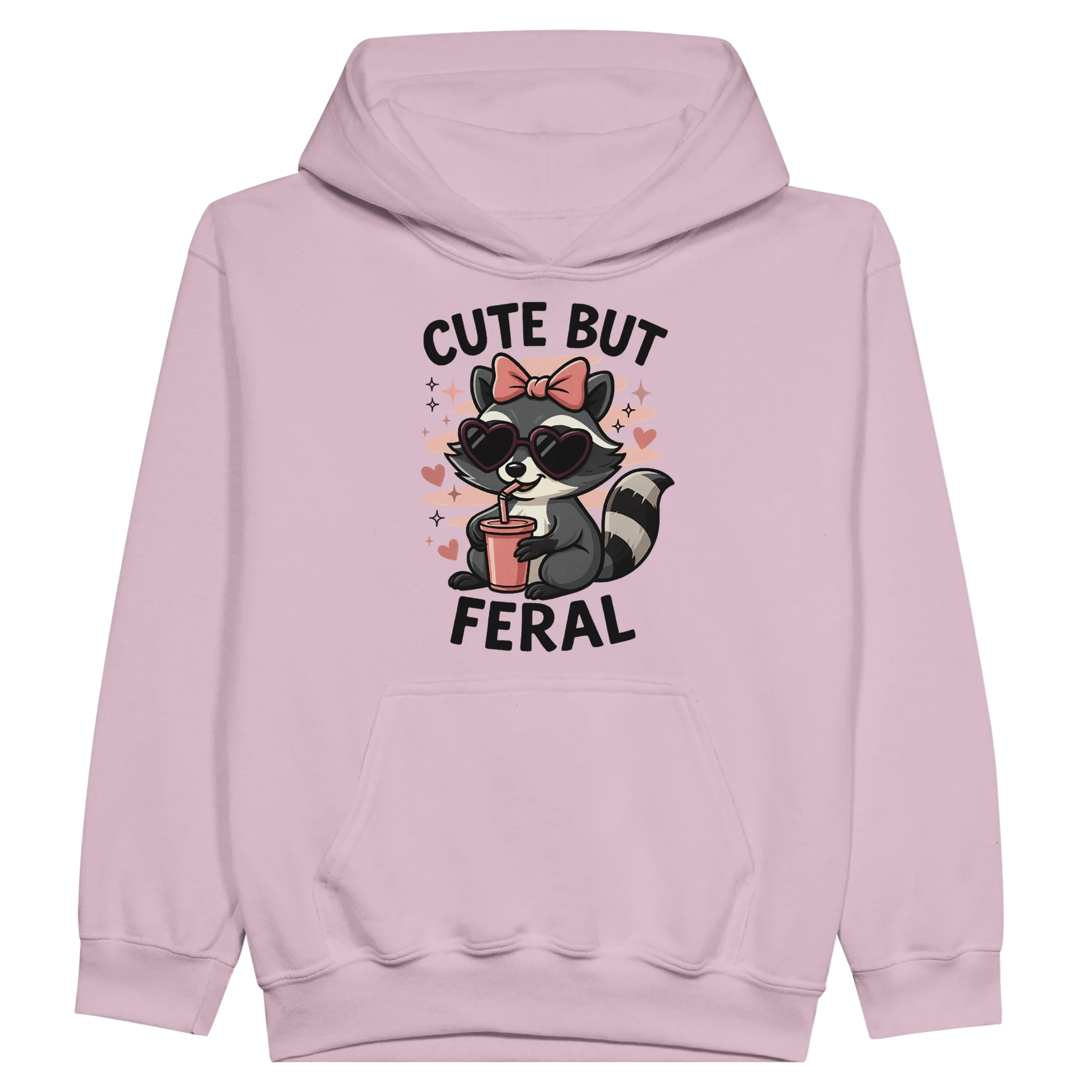 Kids Cute But Feral Hoodie