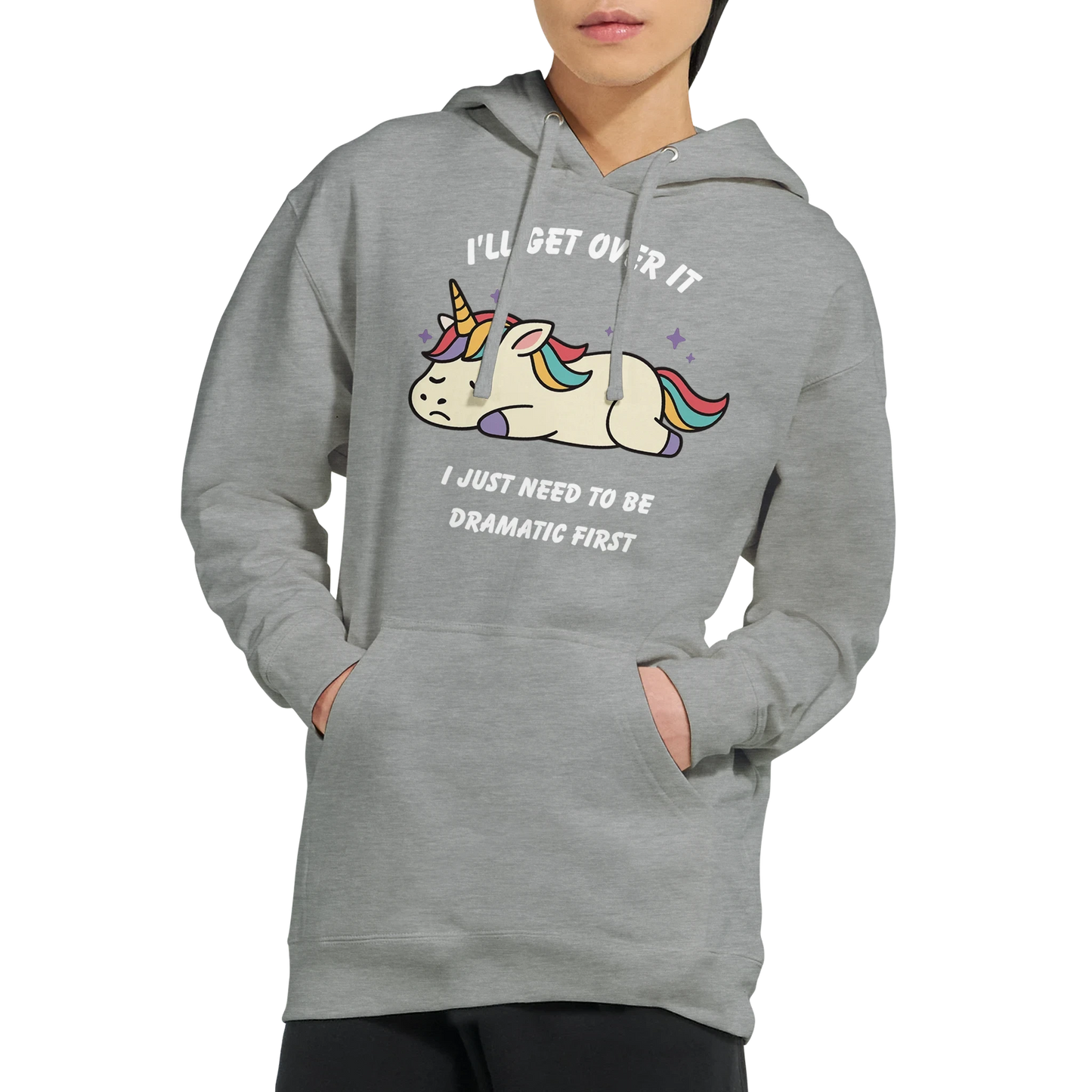 Dramatic Unicorn Hoodie