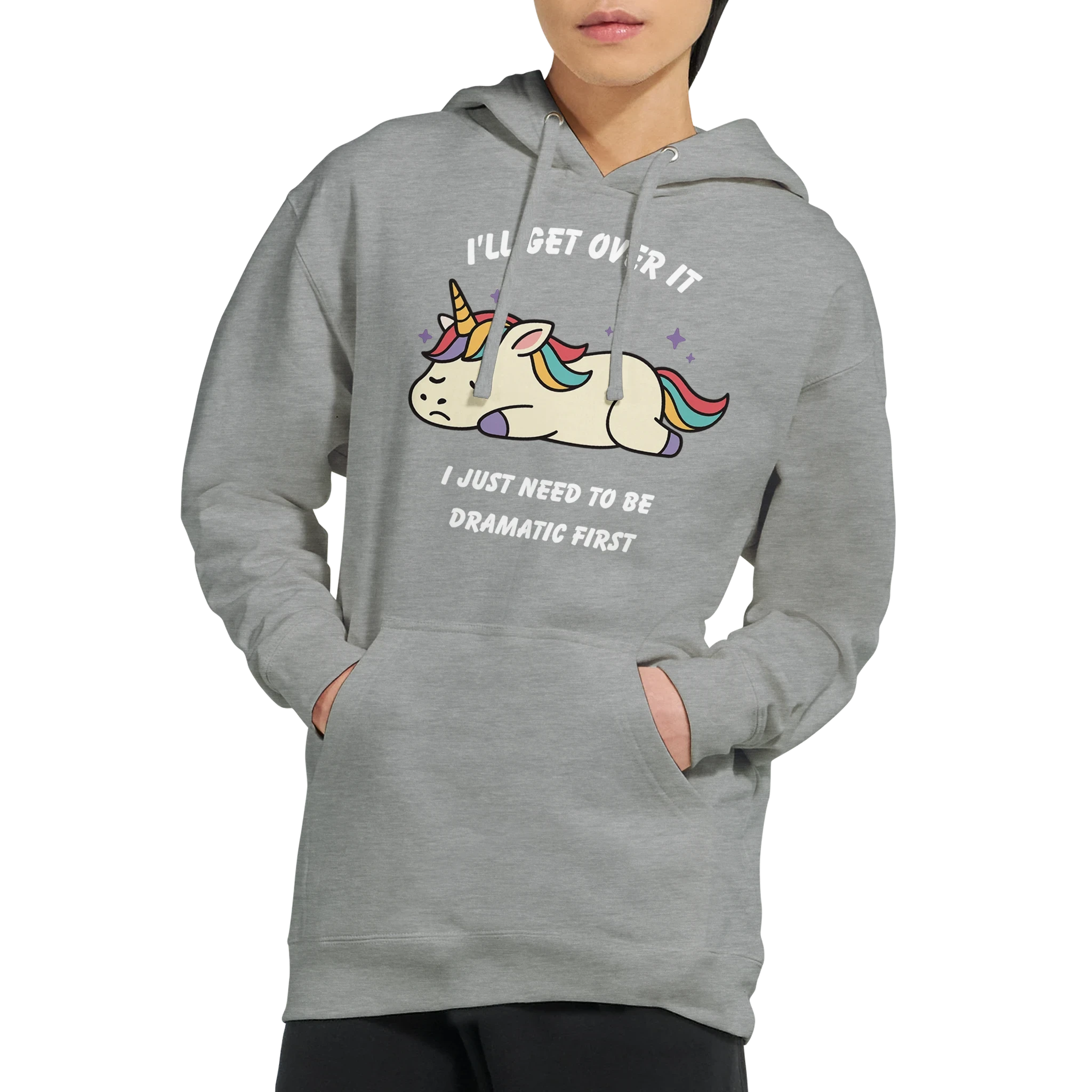 Dramatic Unicorn Hoodie