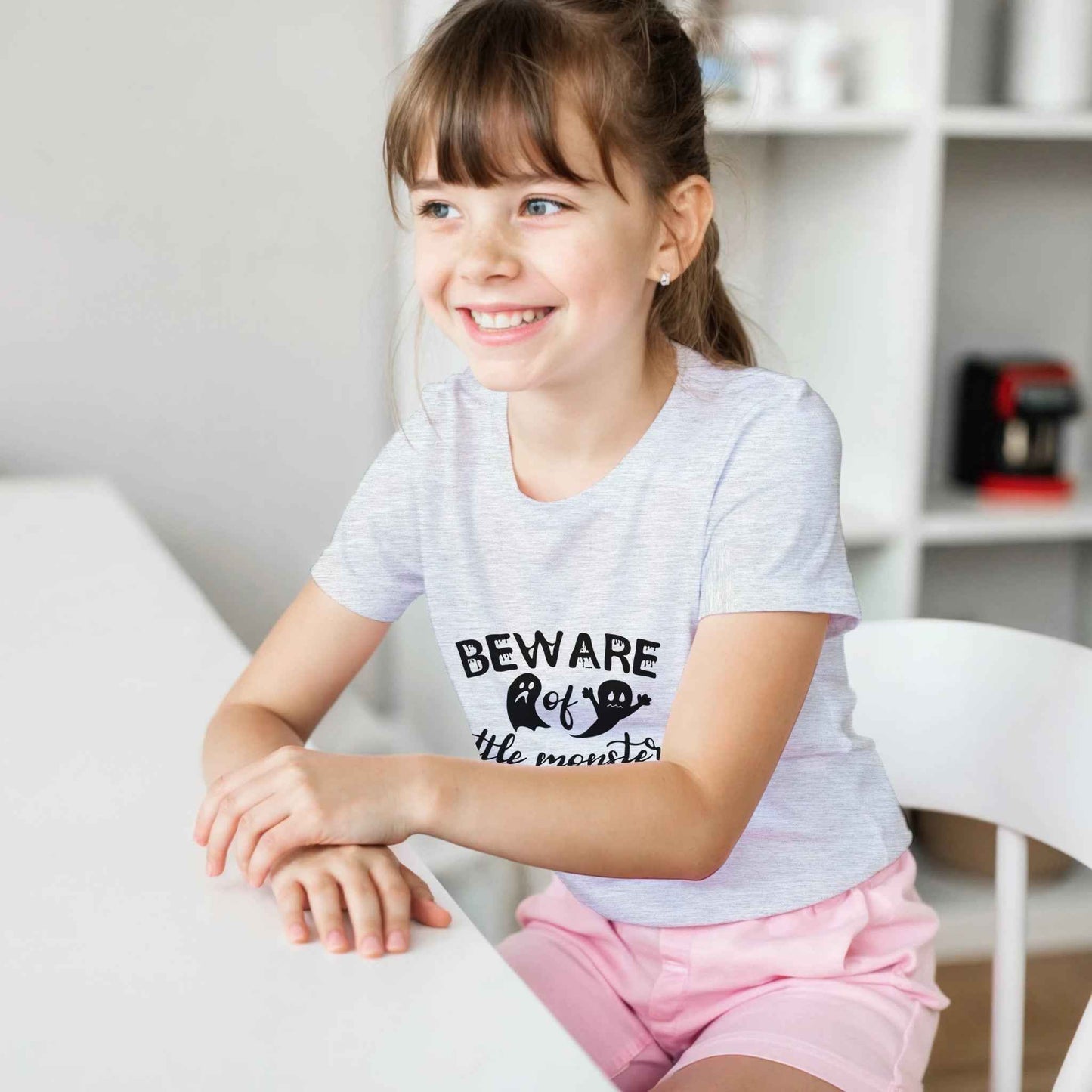 Abstract Kids T-Shirt – Energetic Circles in Vivid Hues