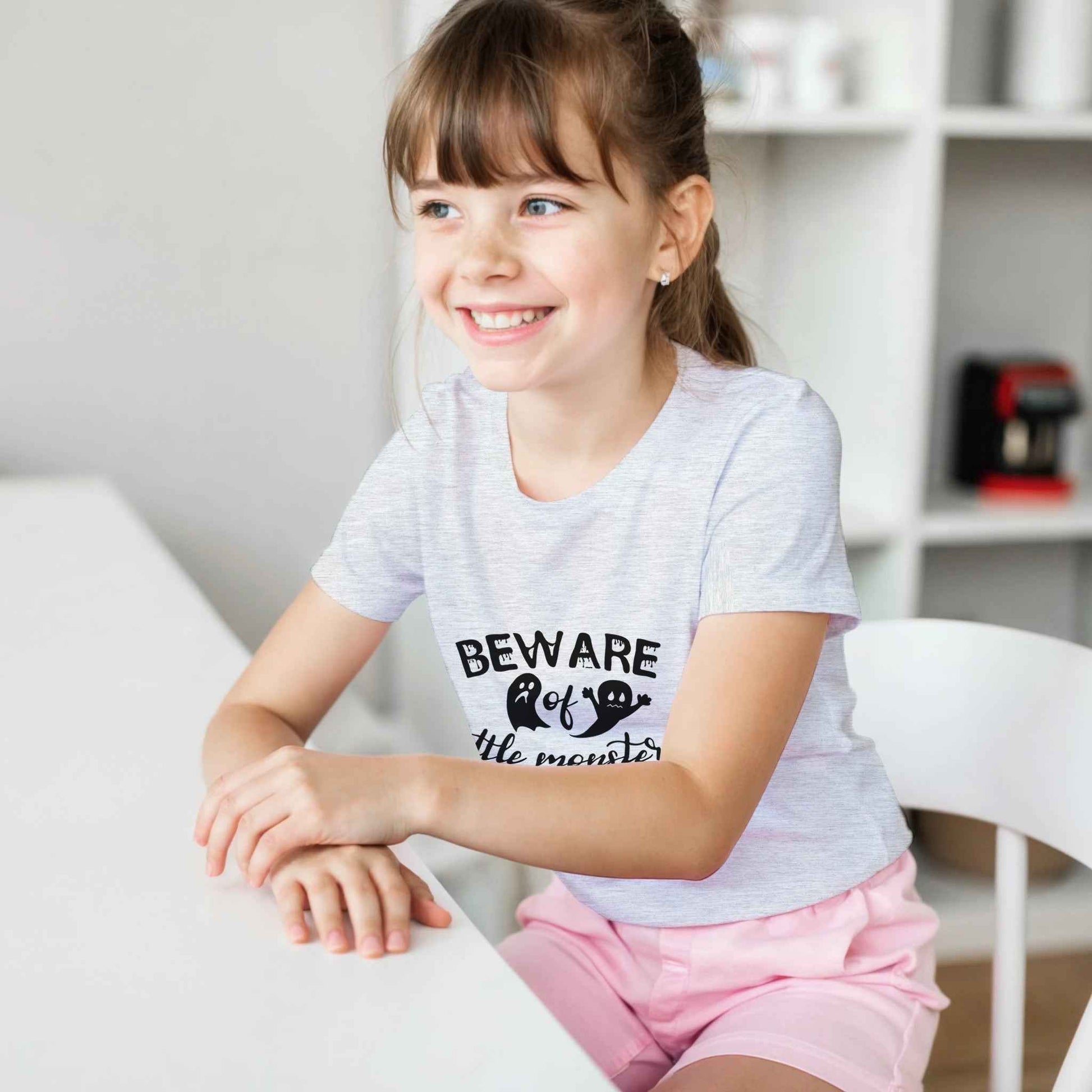 Abstract Kids T-Shirt – Energetic Circles in Vivid Hues