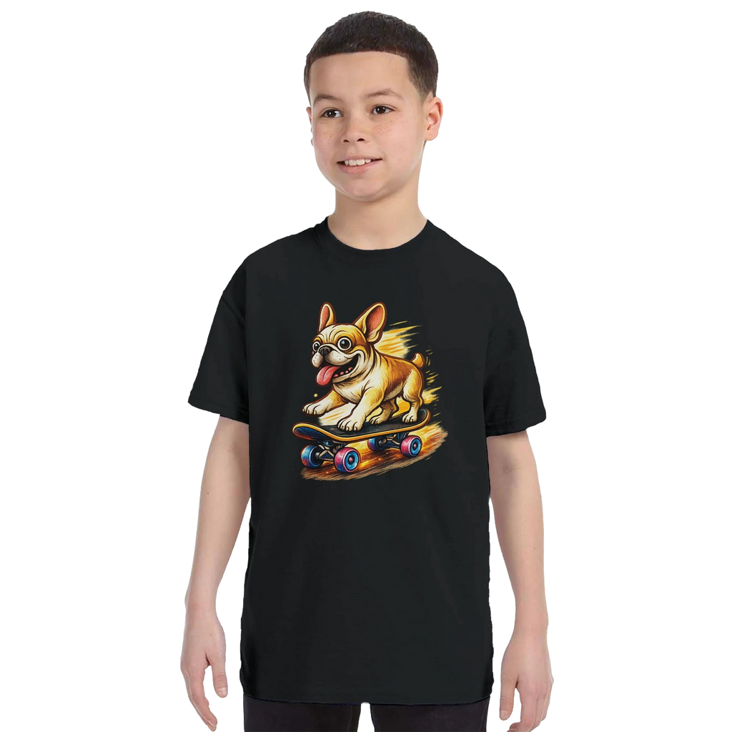 Kids Skater Frenchie T-Shirt