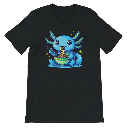 Kawaii Axolotl Ramen T-Shirt