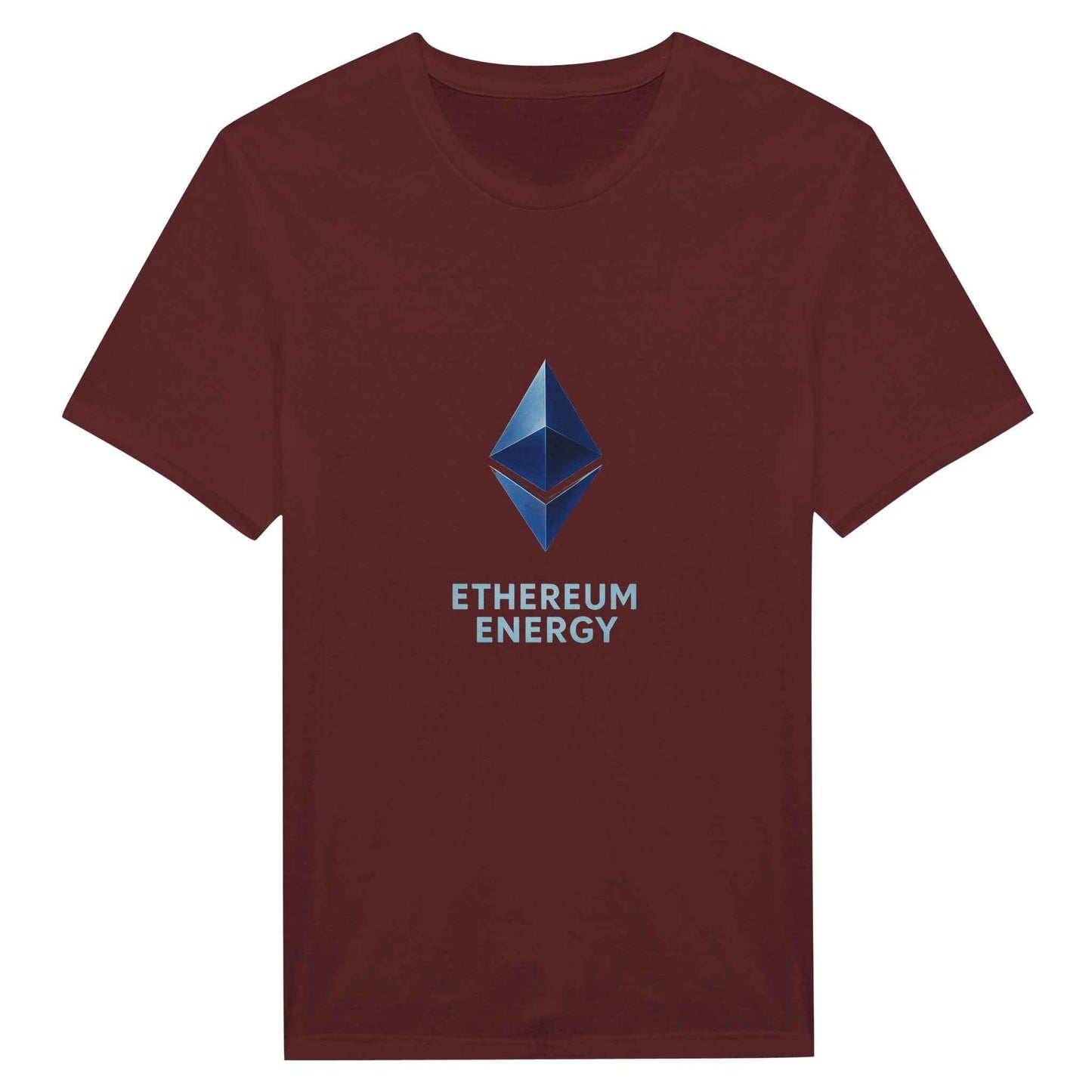 Ethereum Energy T-Shirt – Sleek Blue Crypto Logo Graphic Tee in Multiple Hues