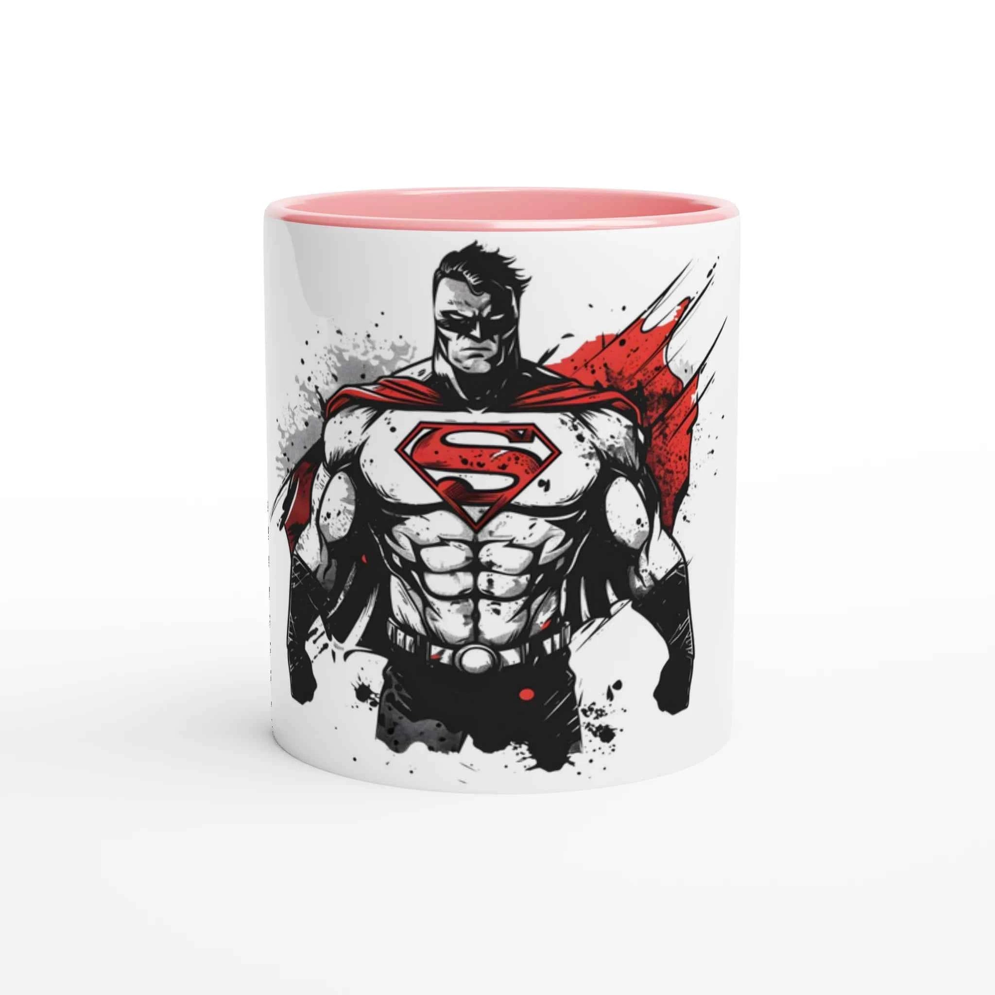 Shadow Superman 11oz Coffee Mug with Color Inside