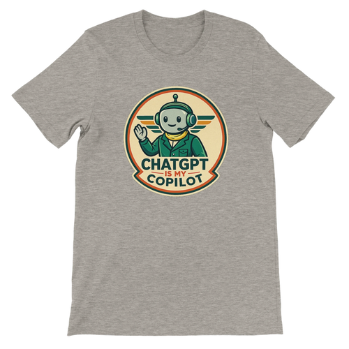 AI Co-Pilot Retro Tech T-Shirt