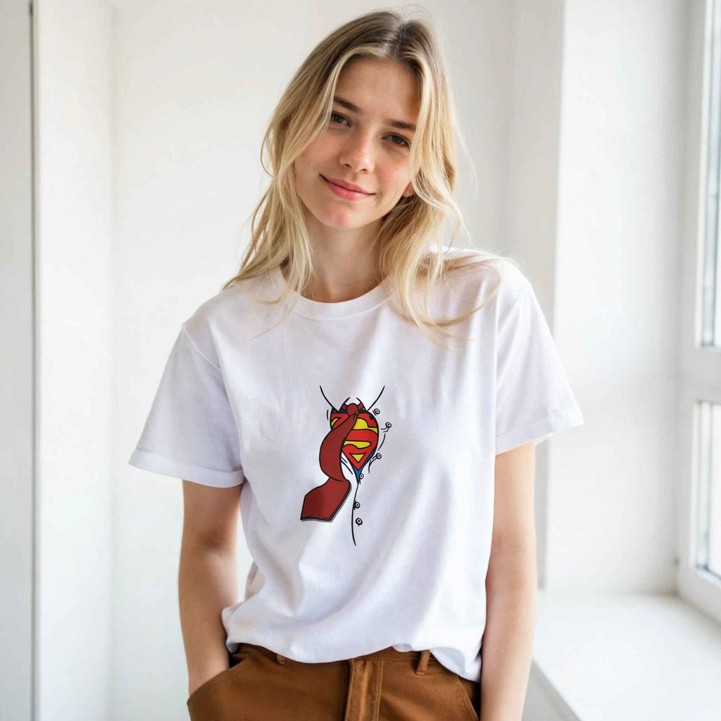 Superman Reveal T-Shirt – Heroic Comic-Inspired Graphic Tee for Everyday Heroes