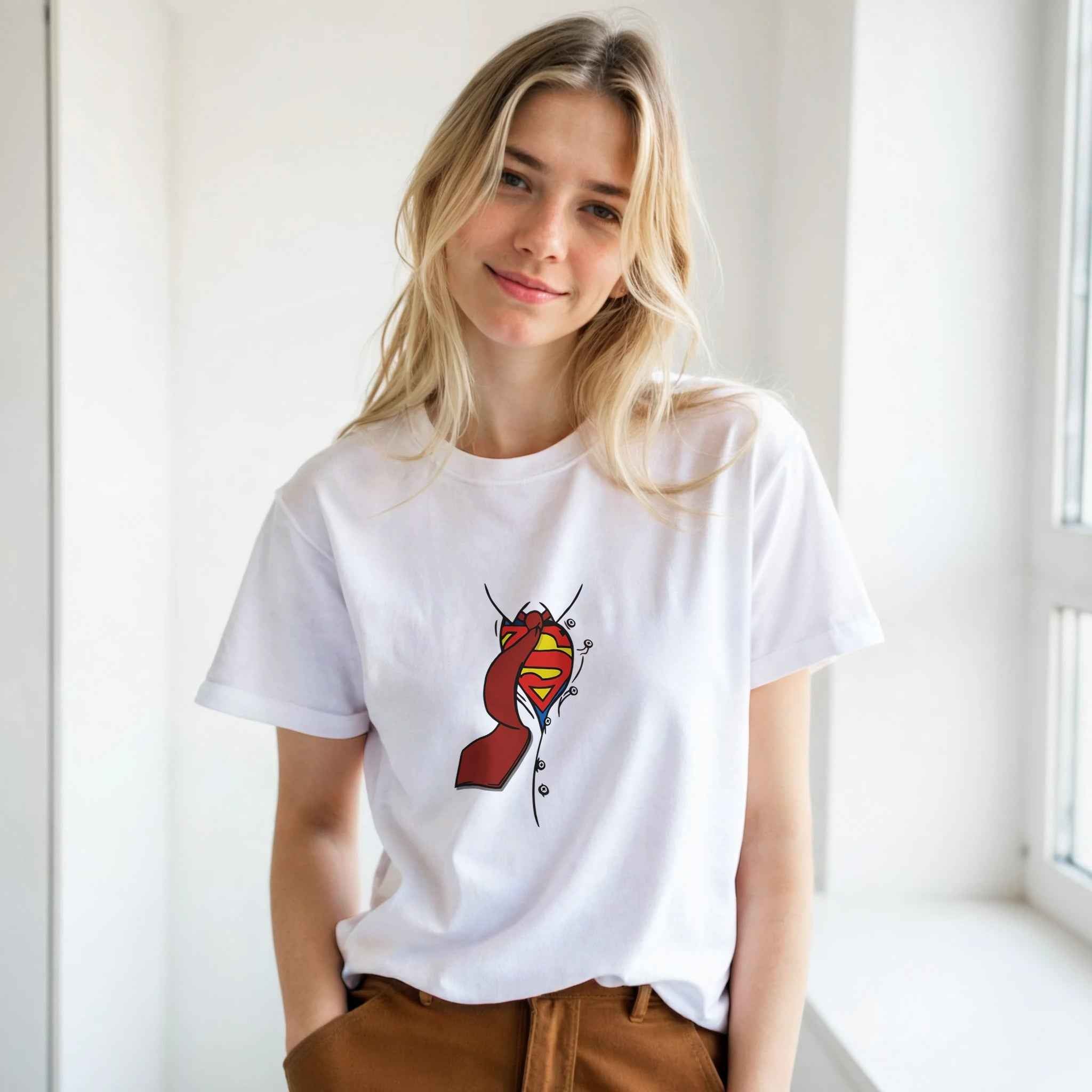 Superman Reveal T-Shirt – Heroic Comic-Inspired Graphic Tee for Everyday Heroes