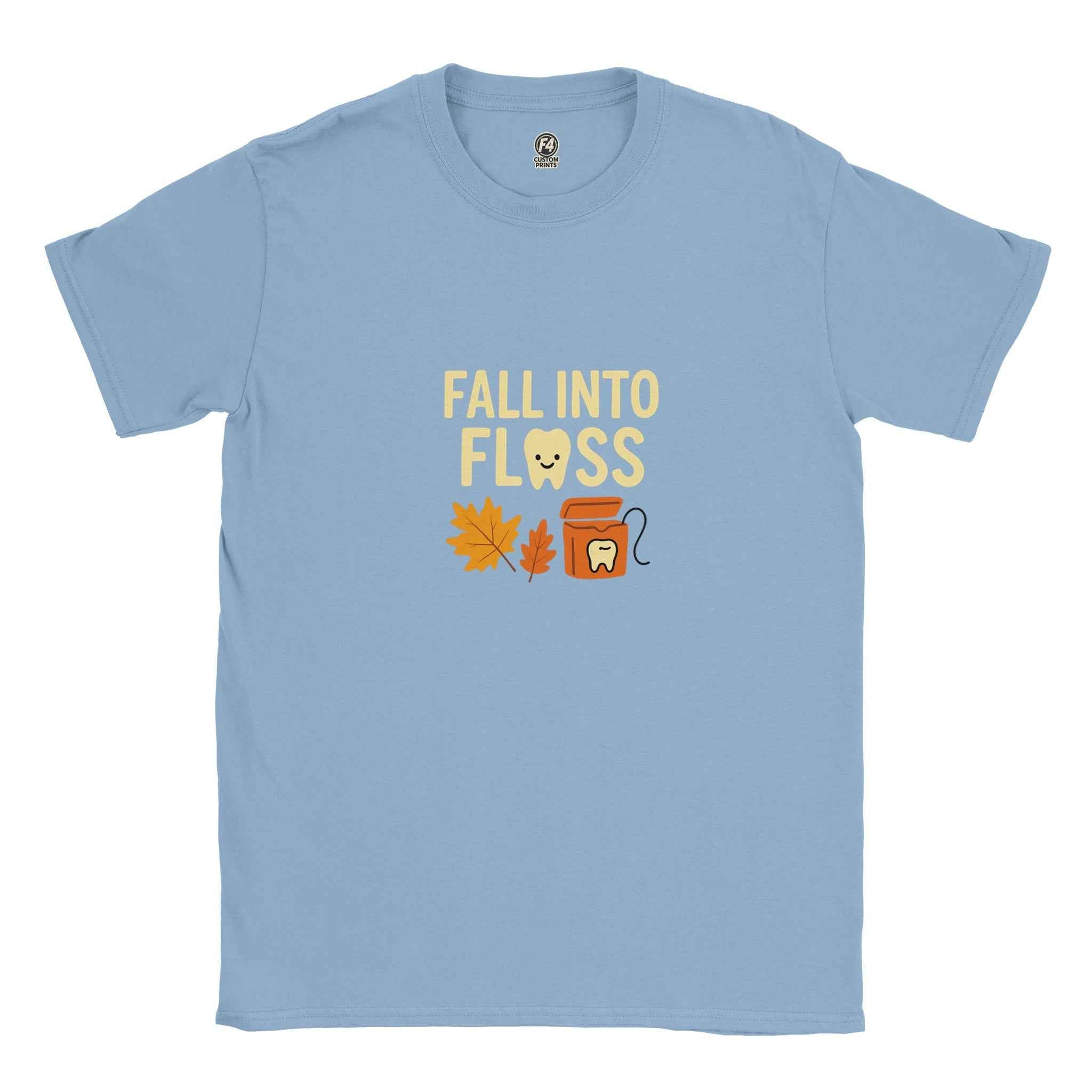 Fall Into Floss Dental Hygienist Shirt – Cute Autumn Tooth Humor Tee