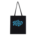 Be Happy Script Tote Bag