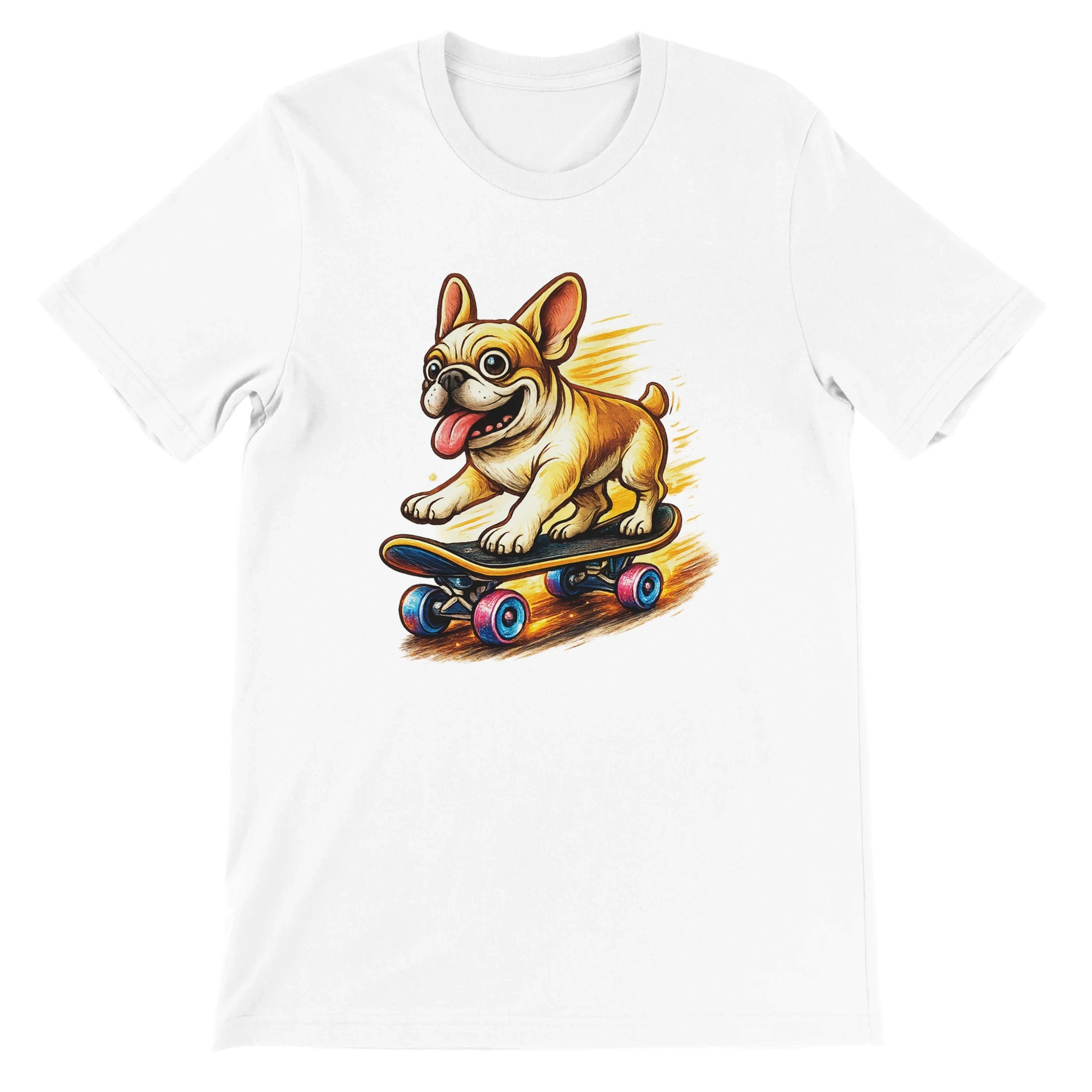 Skater Frenchie T-Shirt