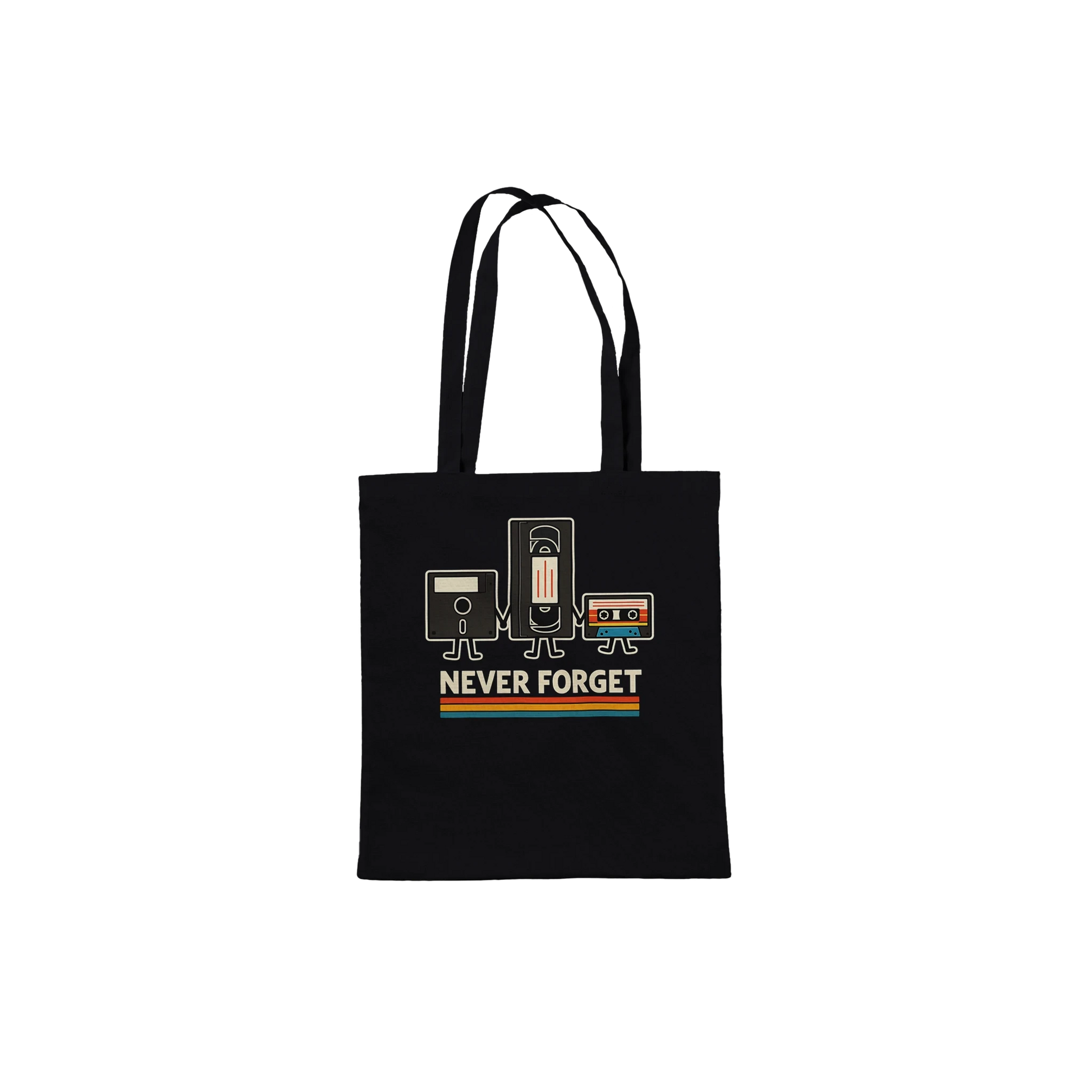 Retro Tech Squad Never Forget Tote Bag