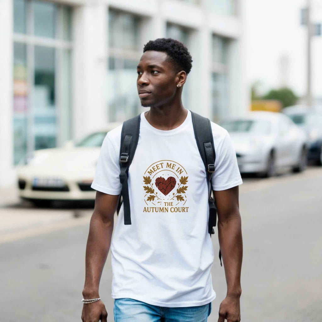 Meet Me in the Autumn Court T-Shirt – Fantasy Romance Fall Bookish Tee