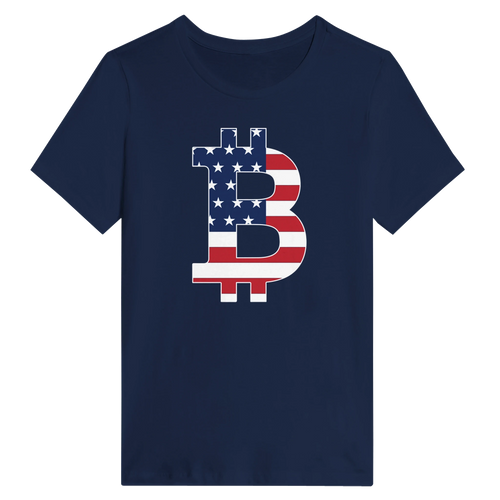 American Flag Bitcoin Women's Shirt