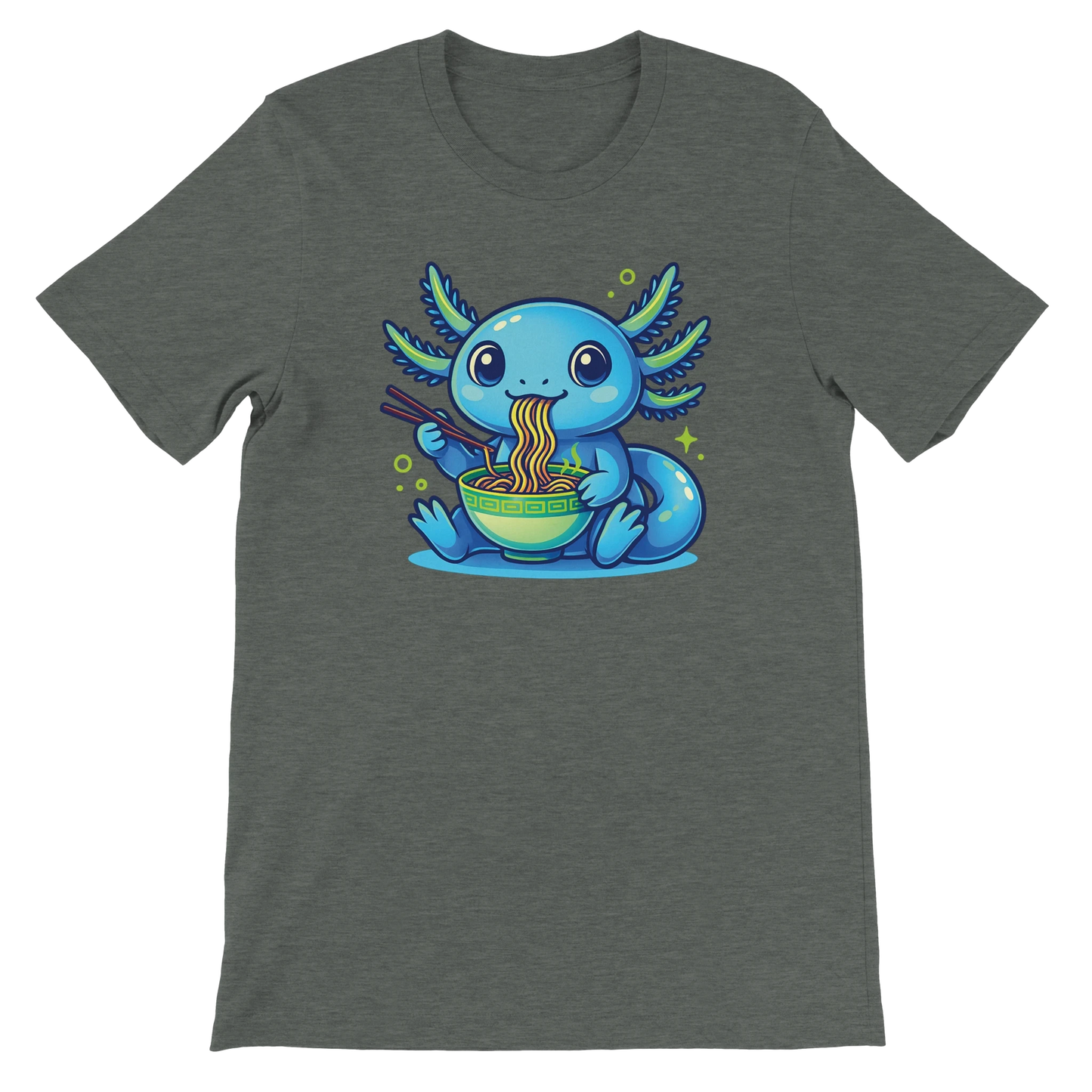 Kawaii Axolotl Ramen T-Shirt