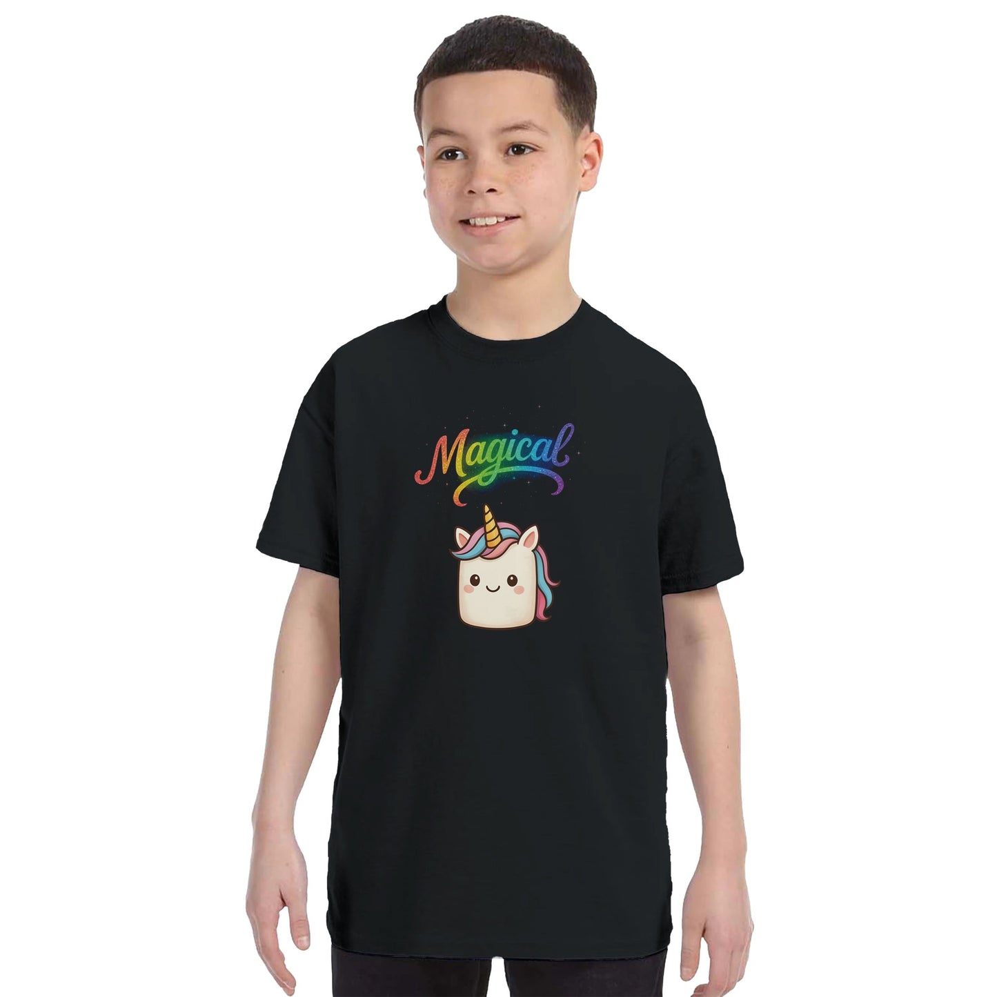 Magical Unicorn Rainbow Design T-Shirt – Sibling Rivalryz Sister Made Graphic Tee - F4 Custom Prints