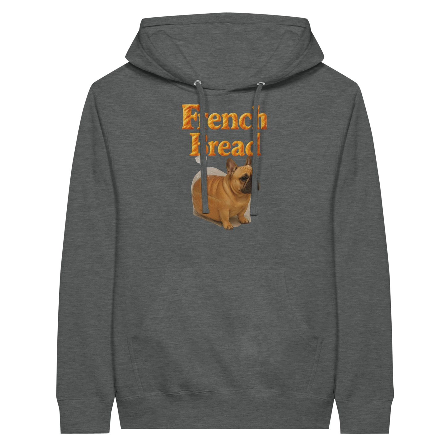 Funny French Bread Bulldog Hoodie